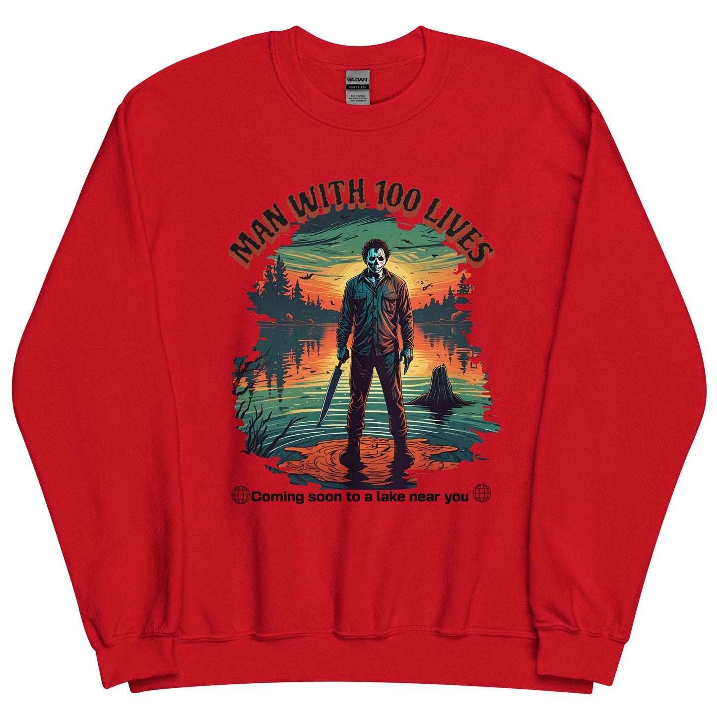 Jason Horror Sweatshirt | Men's Classic Fit Warm & Cozy Design - Sublimegifts4u.com