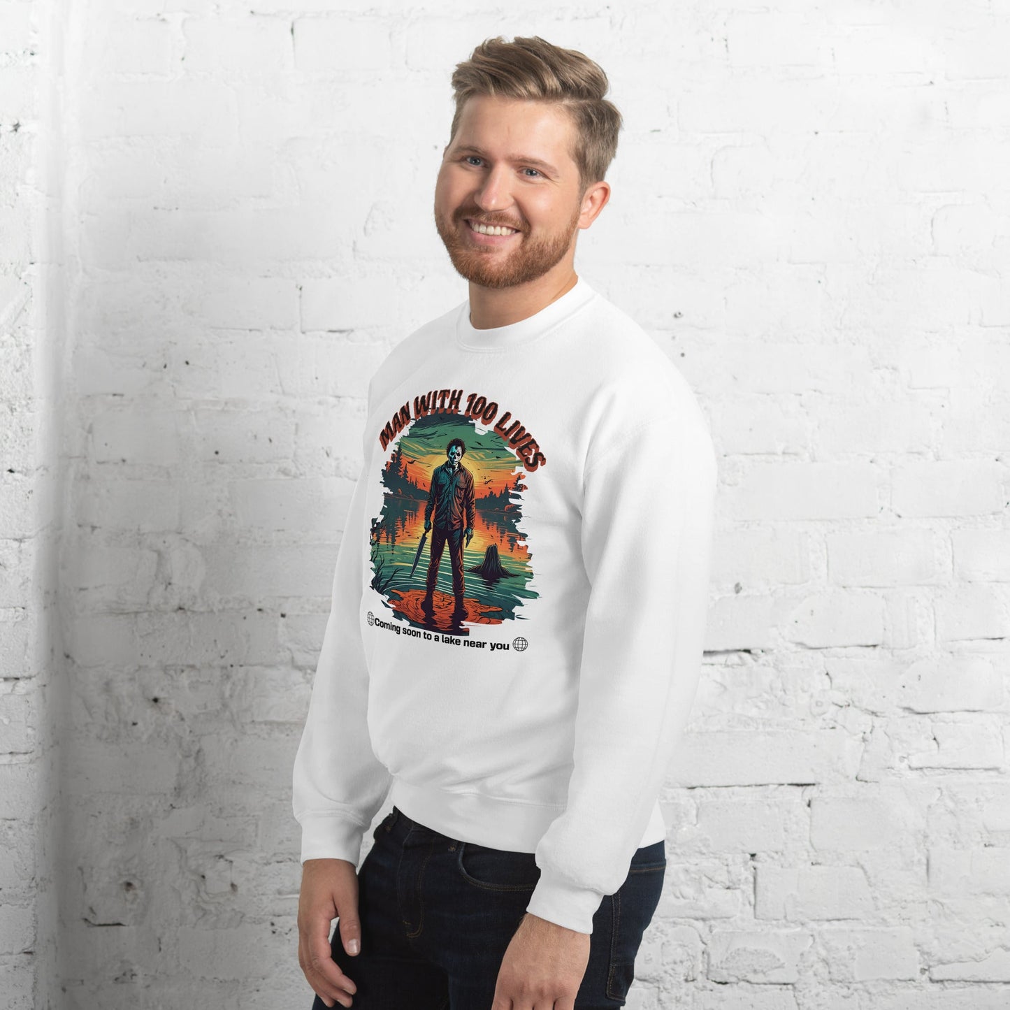 Jason Horror Sweatshirt | Men's Classic Fit Warm & Cozy Design - Sublimegifts4u.com