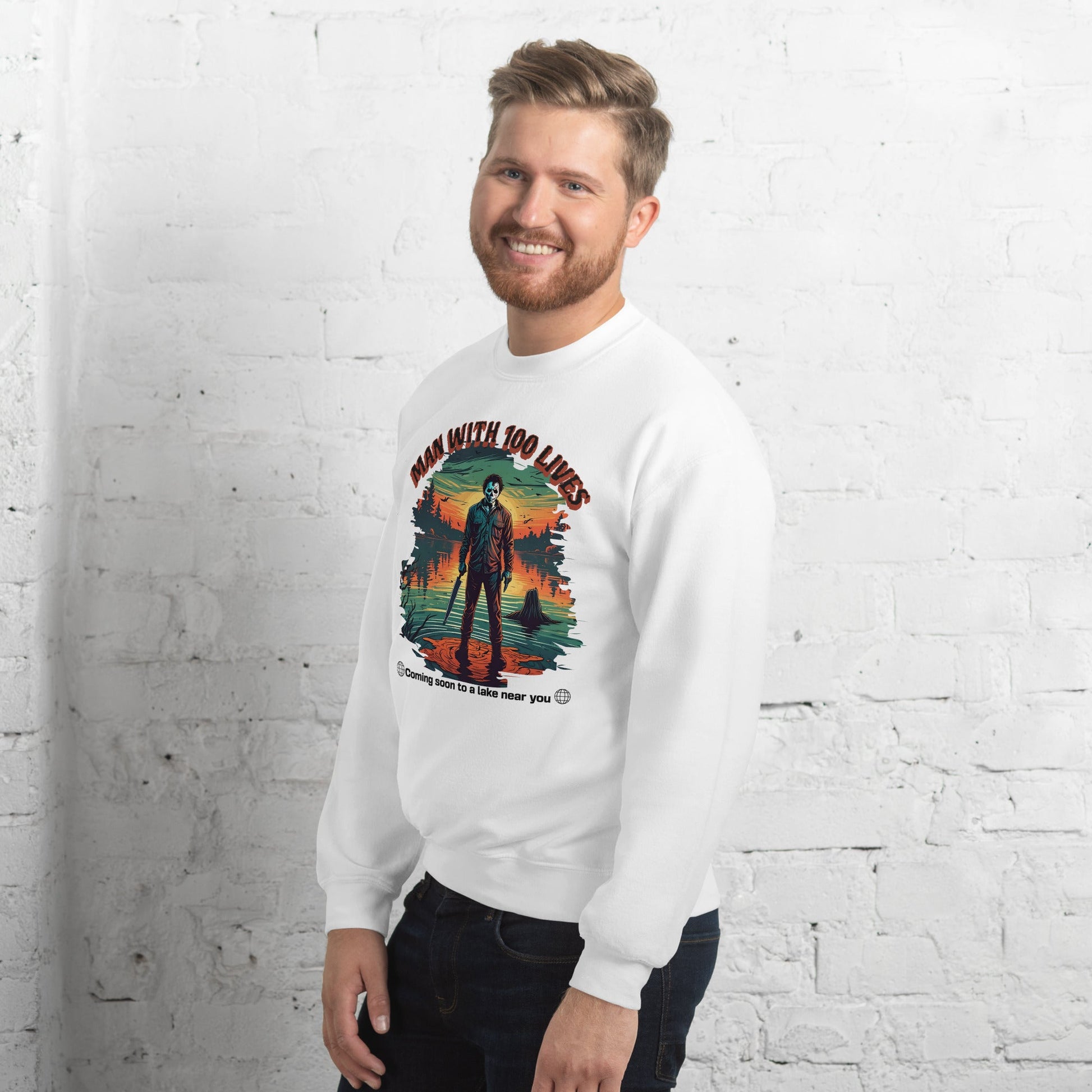 Jason Horror Sweatshirt | Men's Classic Fit Warm & Cozy Design - Sublimegifts4u.com