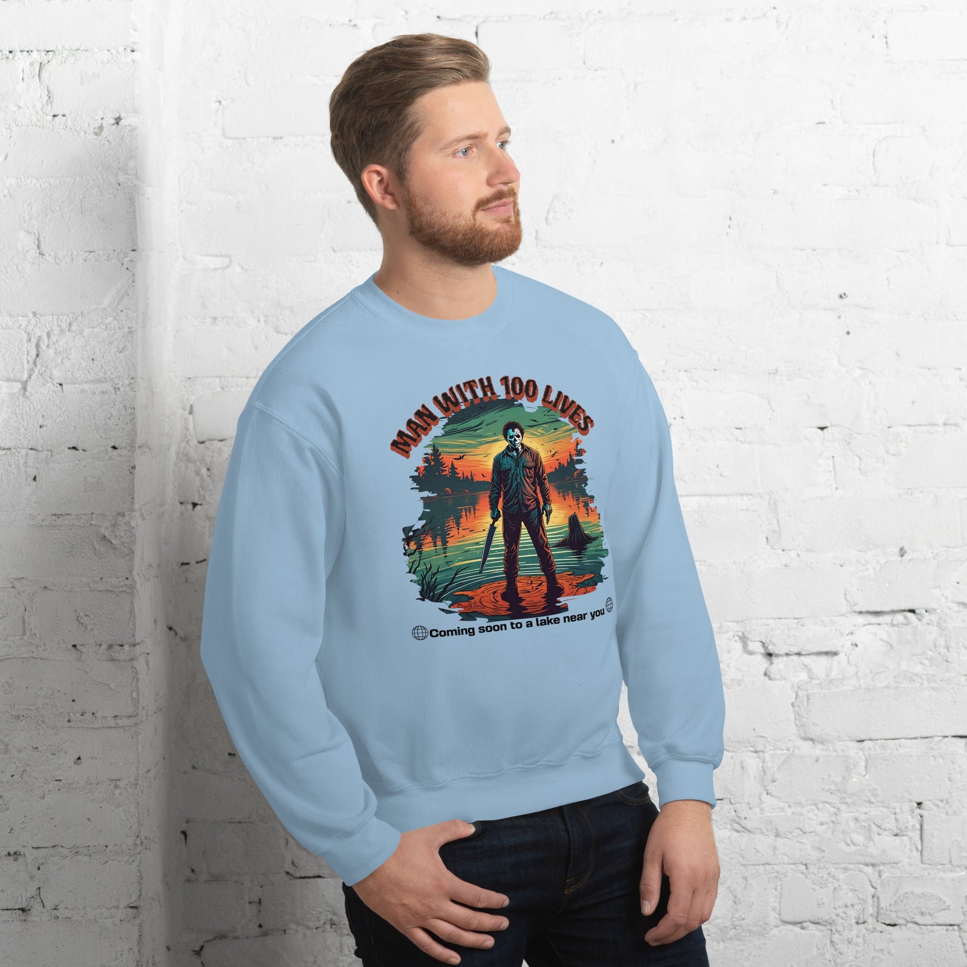 Jason Horror Sweatshirt | Men's Classic Fit Warm & Cozy Design - Sublimegifts4u.com