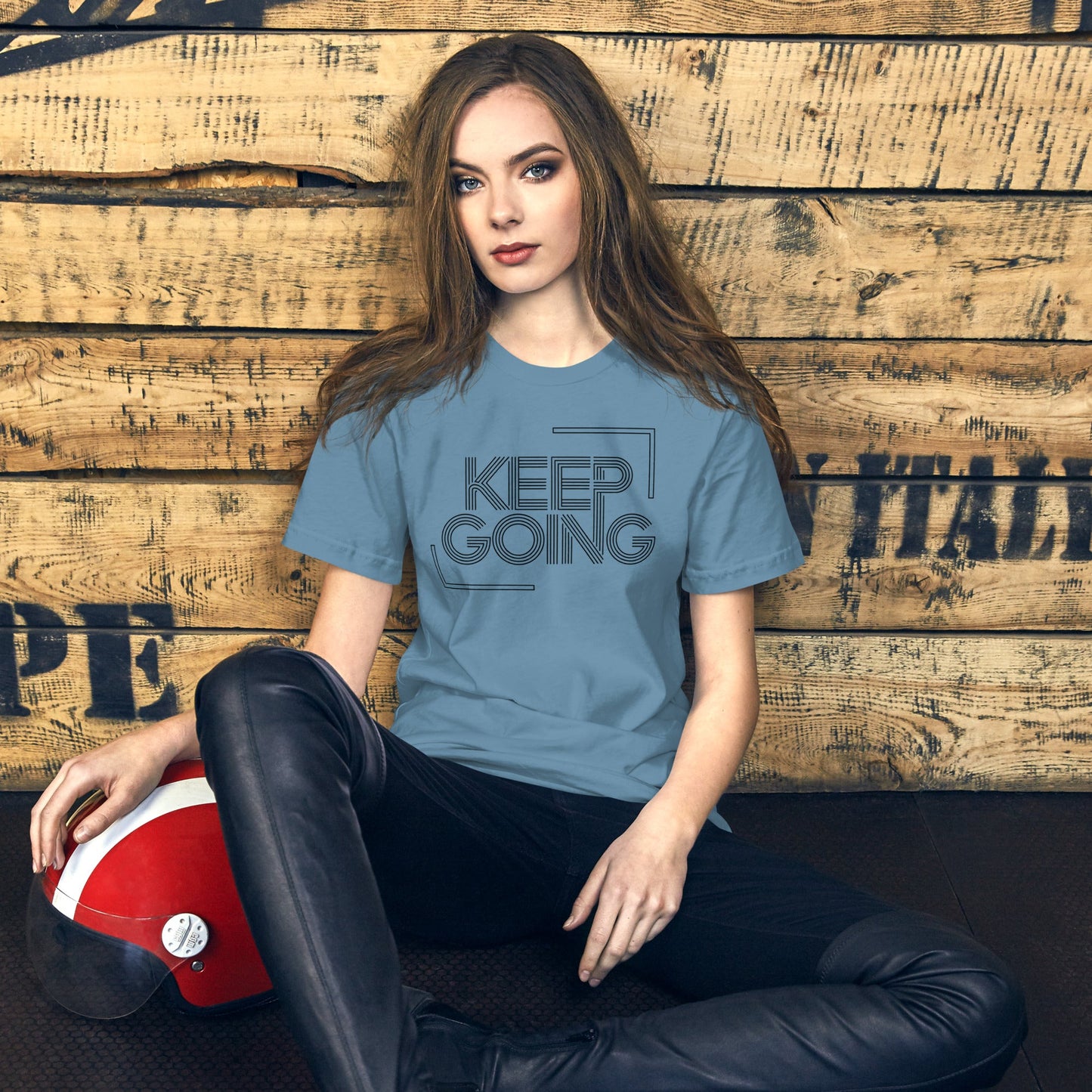 Keep Going Women's T-Shirt - Minimalist Inspirational Design - Sublimegifts4u.com