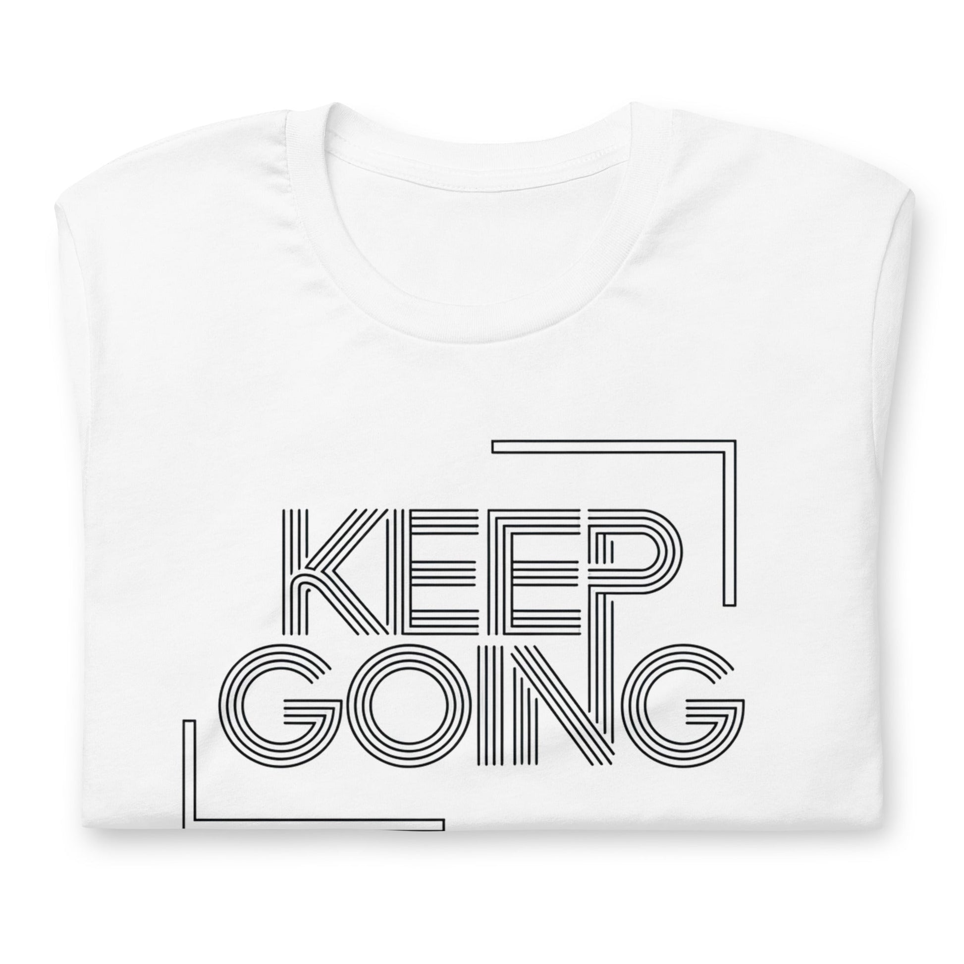 Keep Going Women's T-Shirt - Minimalist Inspirational Design - Sublimegifts4u.com