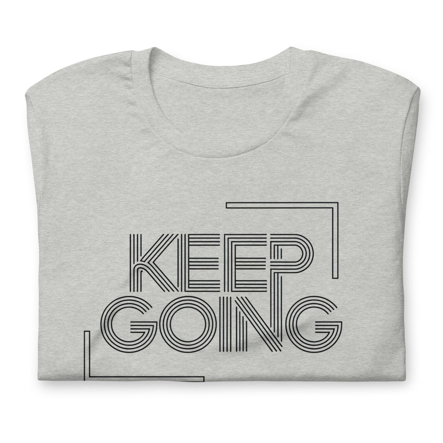 Keep Going Women's T-Shirt - Minimalist Inspirational Design - Sublimegifts4u.com