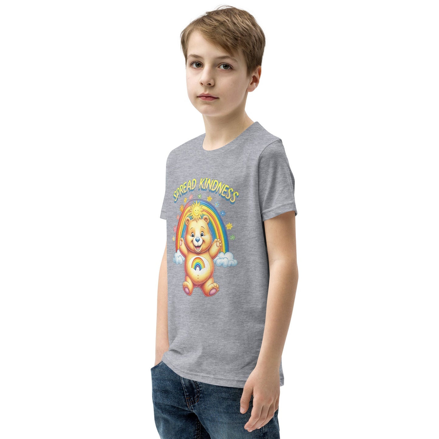 Kids Care Bear 'Spread Kindness' T-Shirt - Sizes S - XL - Sublimegifts4u.com