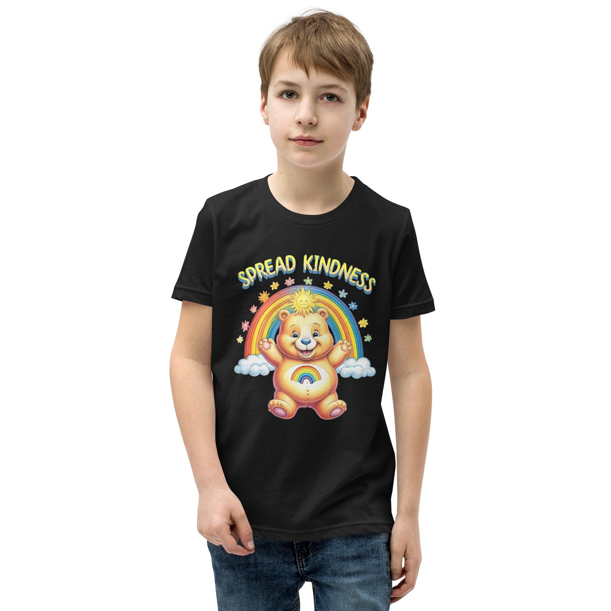 Kids Care Bear 'Spread Kindness' T-Shirt - Sizes S - XL - Sublimegifts4u.com