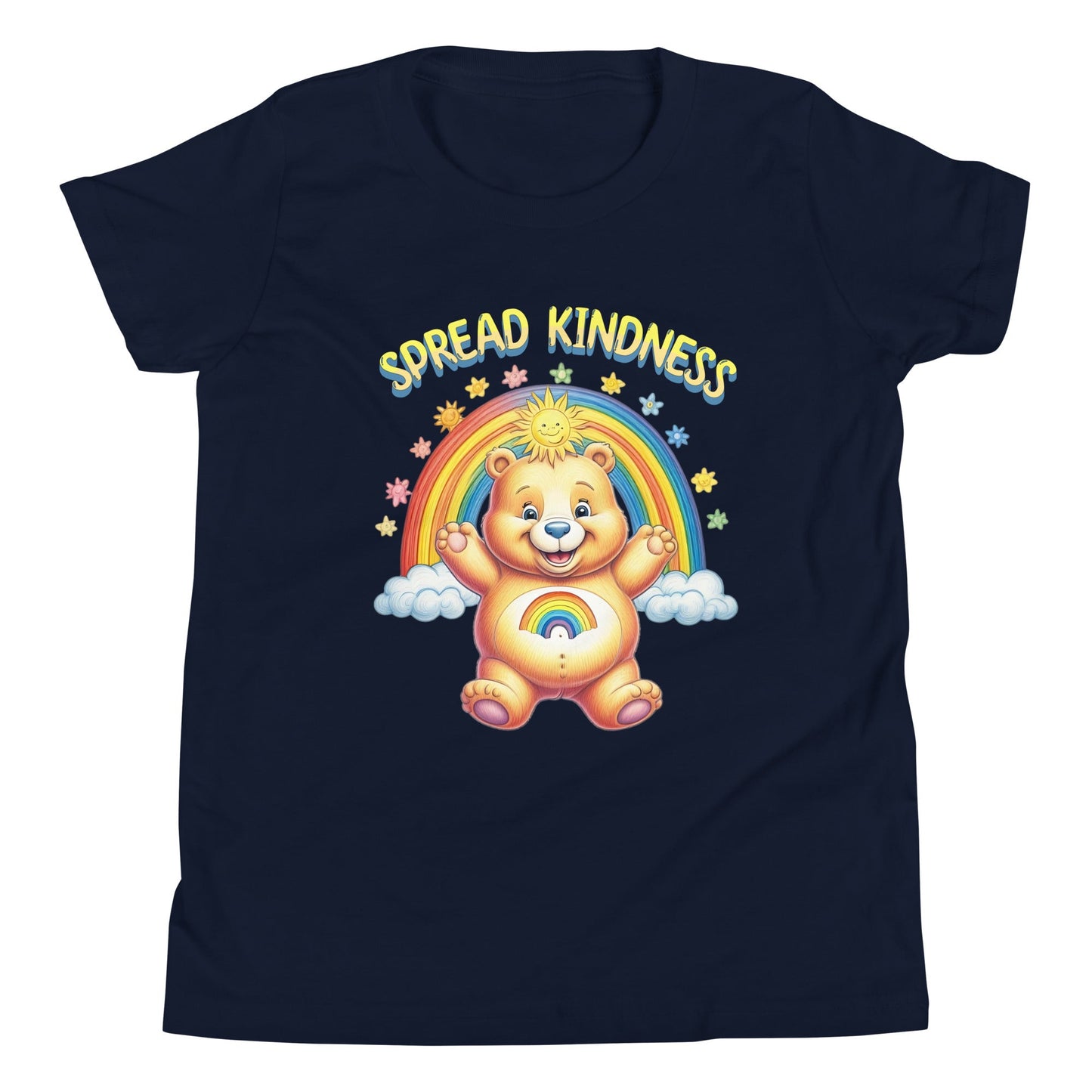 Kids Care Bear 'Spread Kindness' T-Shirt - Sizes S - XL - Sublimegifts4u.com