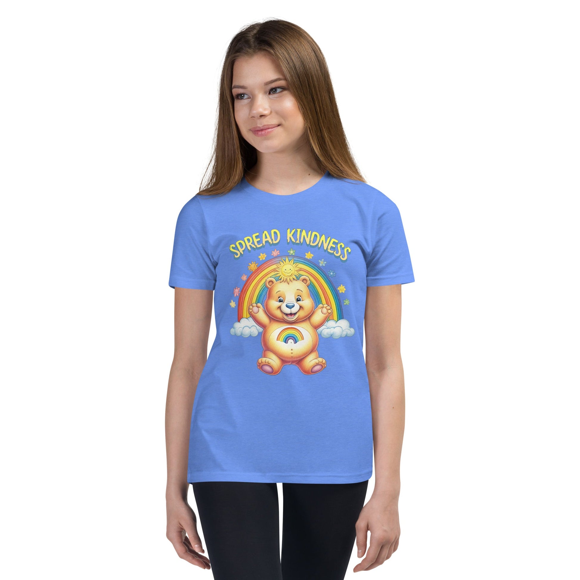 Kids Care Bear 'Spread Kindness' T-Shirt - Sizes S - XL - Sublimegifts4u.com