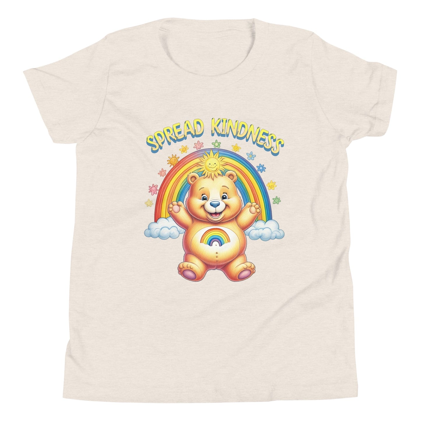 Kids Care Bear 'Spread Kindness' T-Shirt - Sizes S - XL - Sublimegifts4u.com