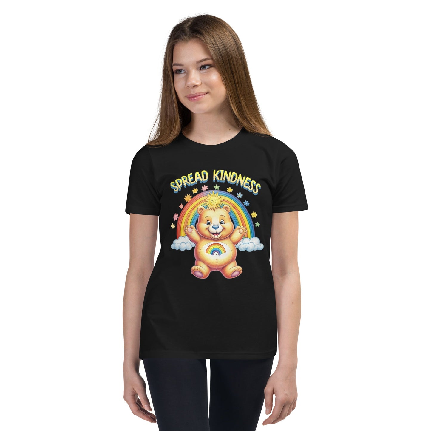 Kids Care Bear 'Spread Kindness' T-Shirt - Sizes S - XL - Sublimegifts4u.com