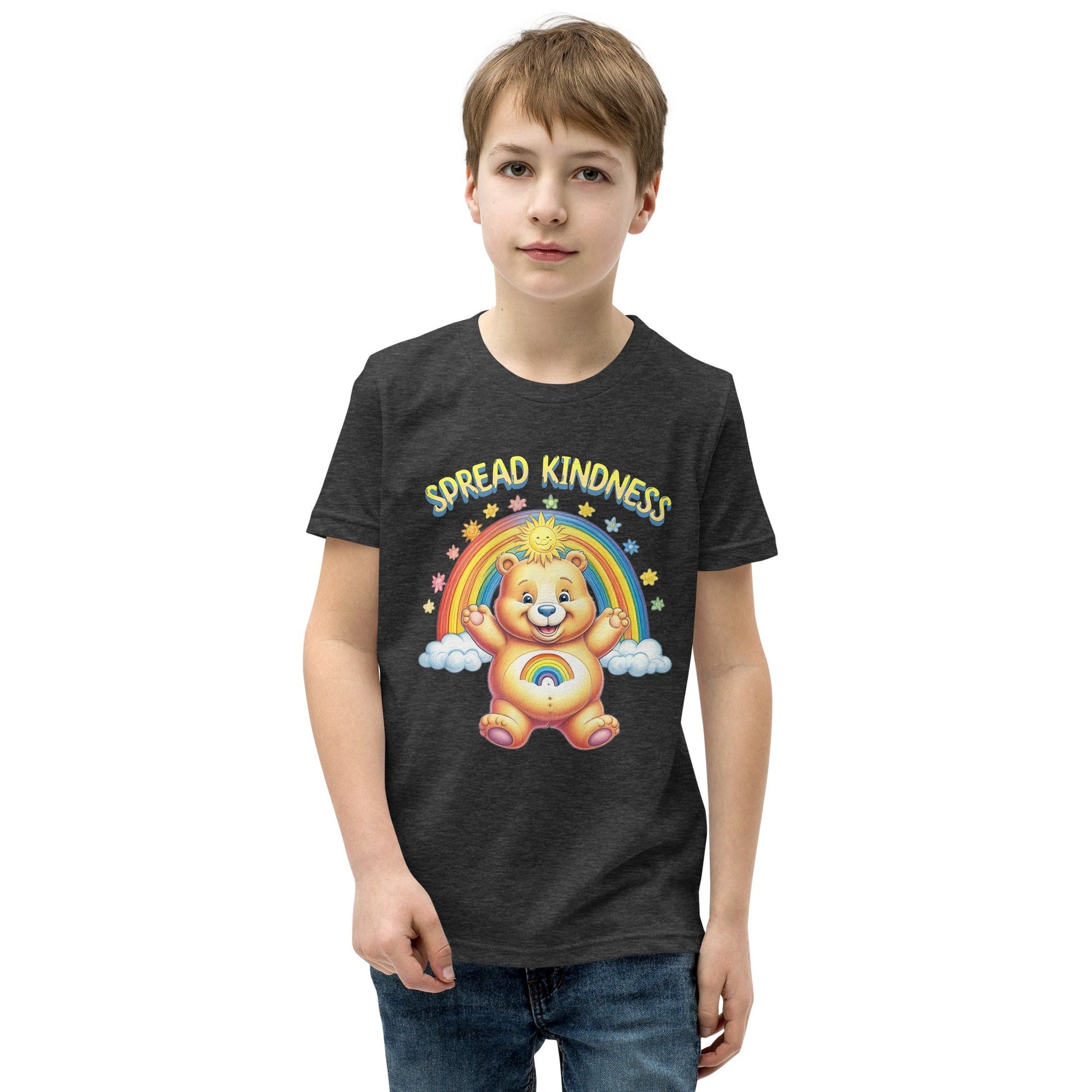 Kids Care Bear 'Spread Kindness' T-Shirt - Sizes S - XL - Sublimegifts4u.com