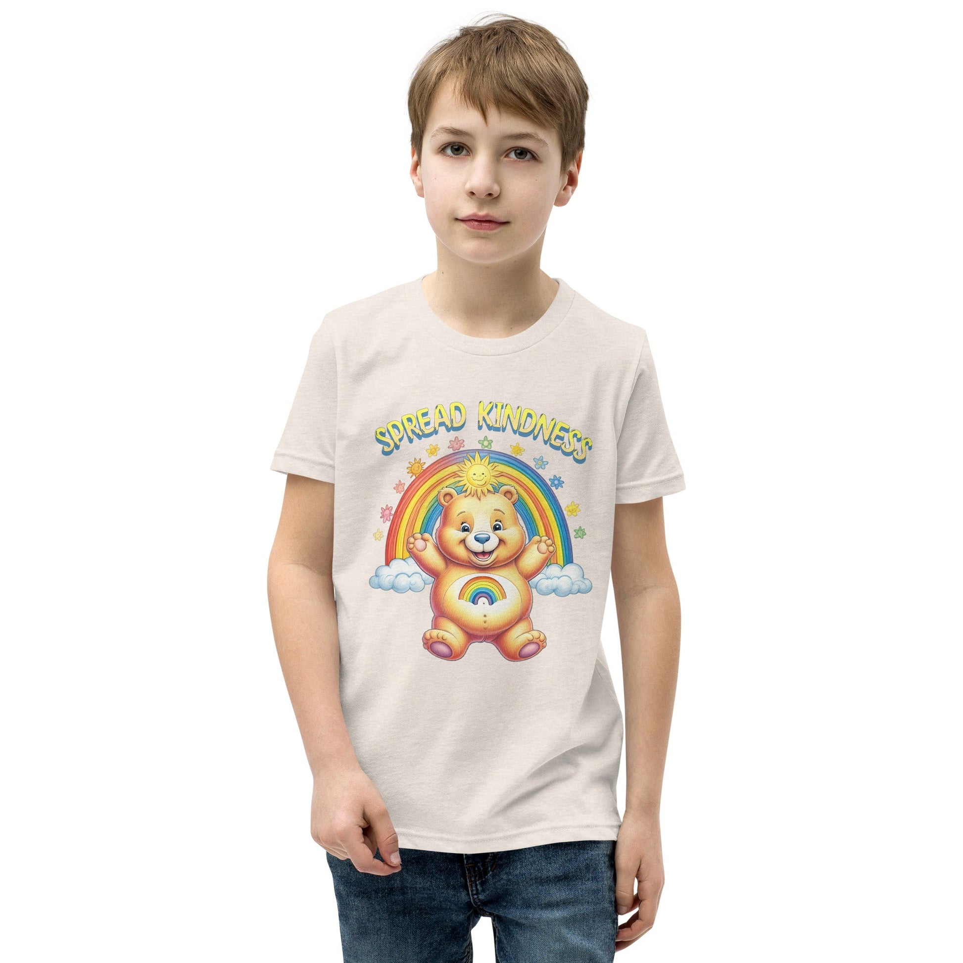 Kids Care Bear 'Spread Kindness' T-Shirt - Sizes S - XL - Sublimegifts4u.com