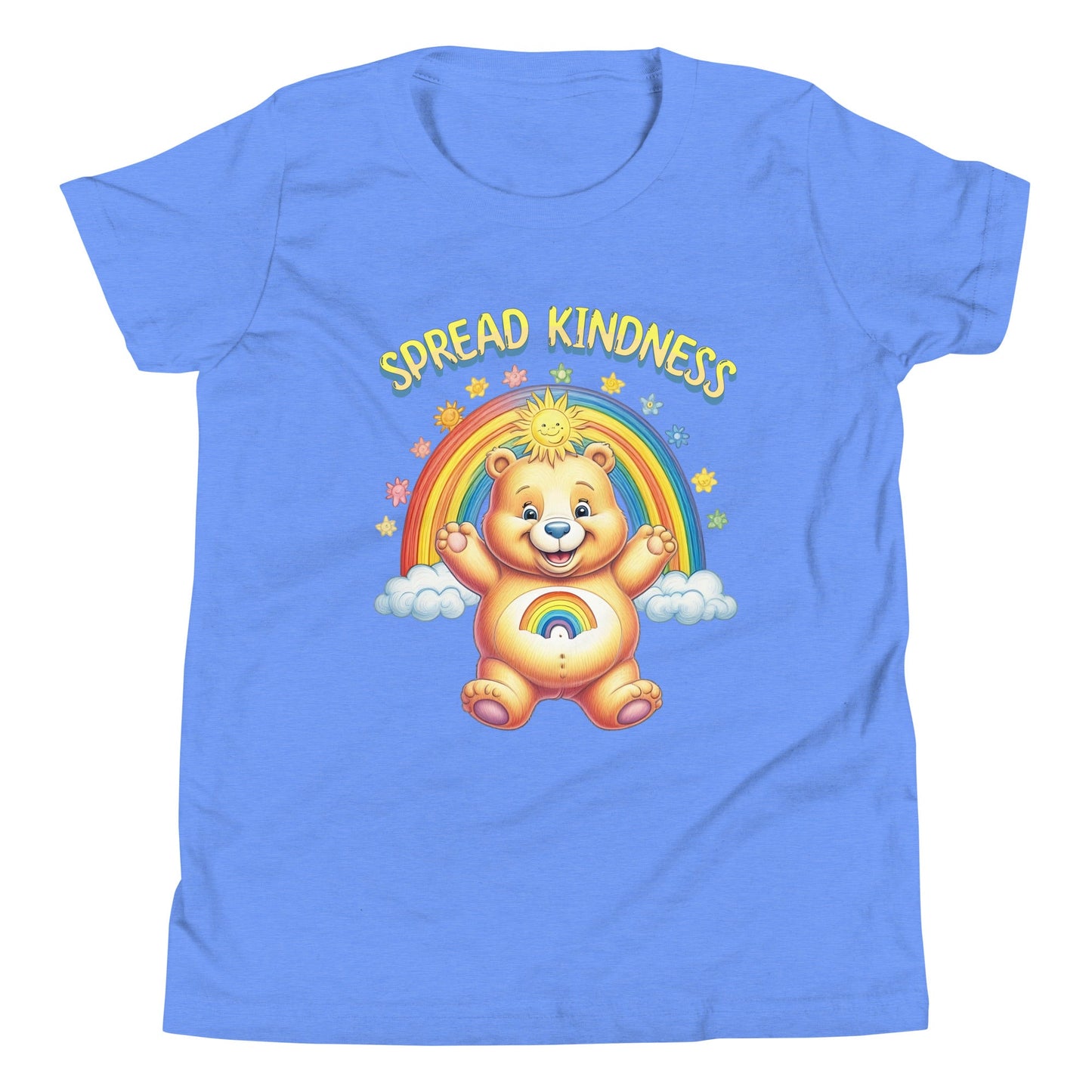 Kids Care Bear 'Spread Kindness' T-Shirt - Sizes S - XL - Sublimegifts4u.com