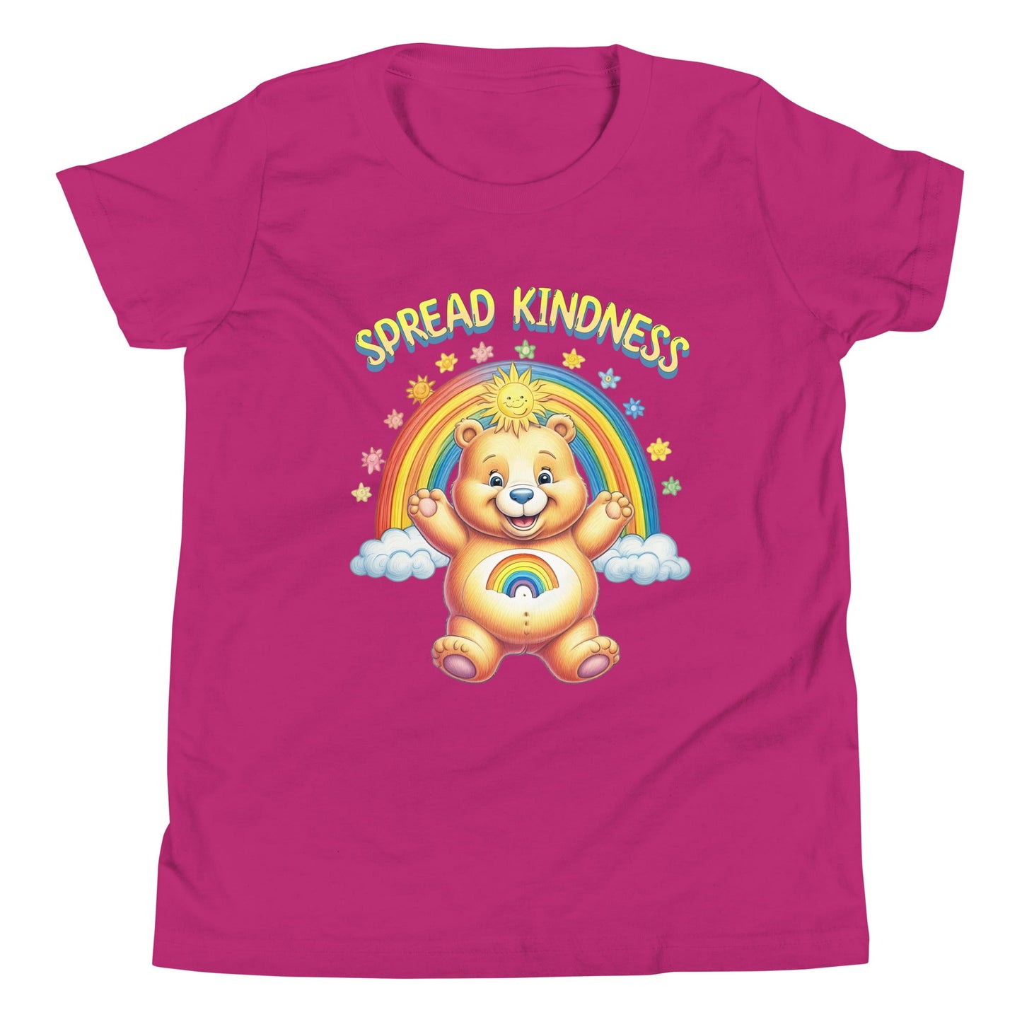 Kids Care Bear 'Spread Kindness' T-Shirt - Sizes S - XL - Sublimegifts4u.com