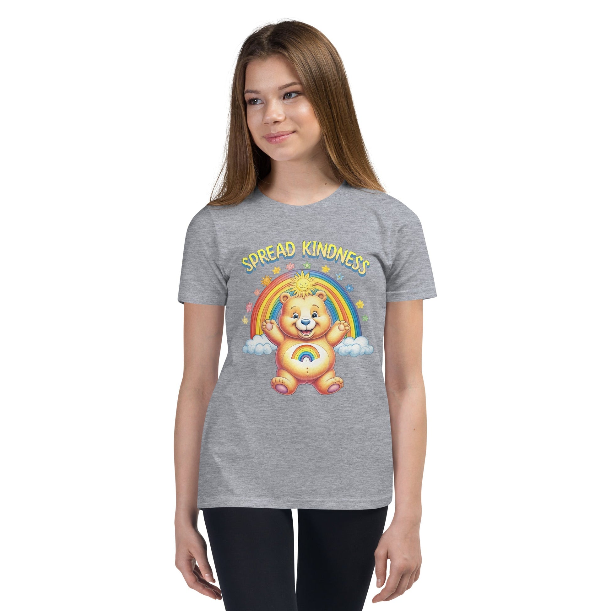 Kids Care Bear 'Spread Kindness' T-Shirt - Sizes S - XL - Sublimegifts4u.com