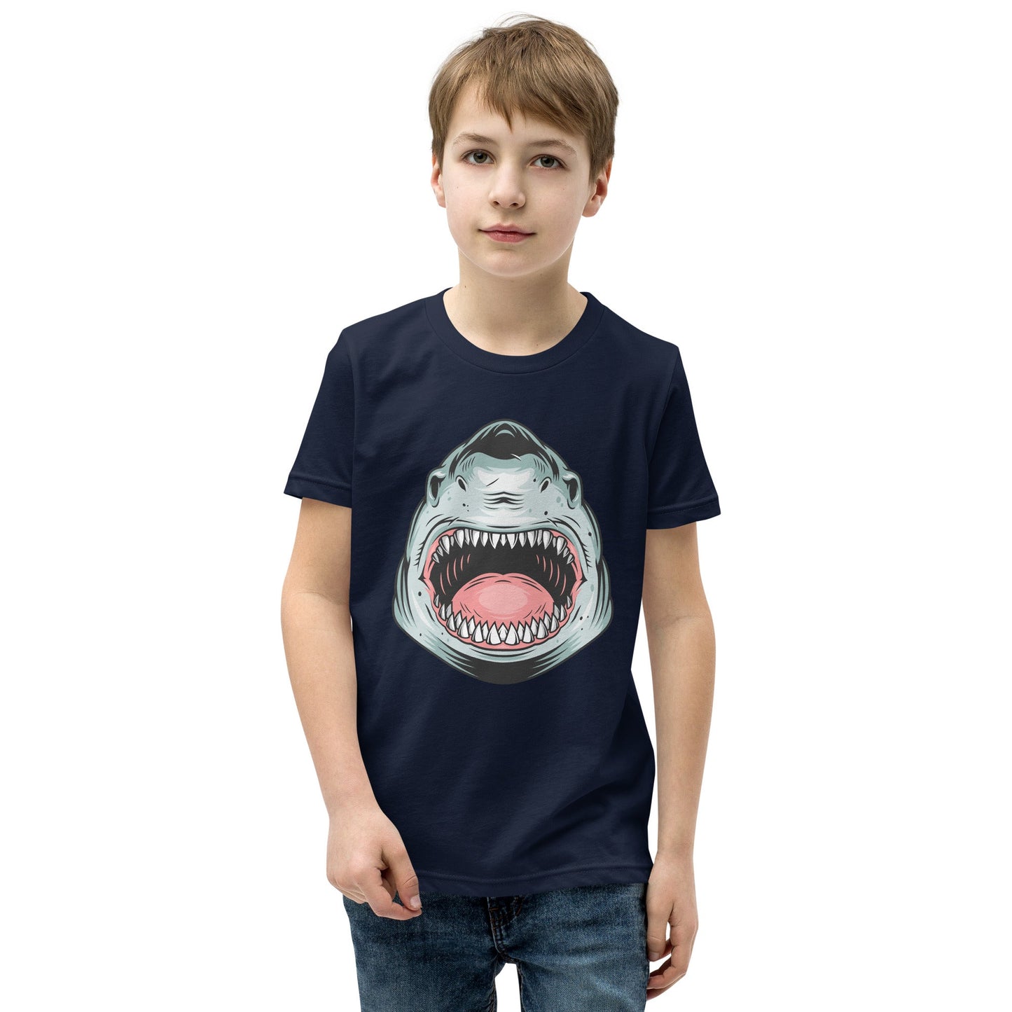 Kids Giant Whale Tee - Open Mouth Design | Youth Sizes S - XL - Sublimegifts4u.com