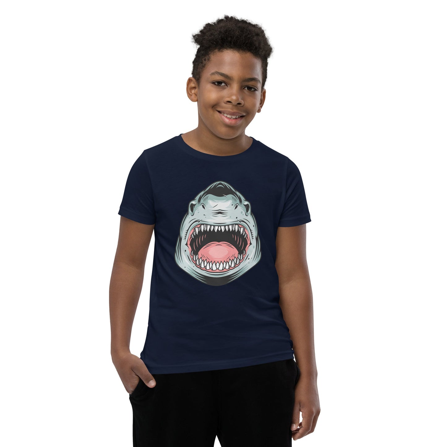 Kids Giant Whale Tee - Open Mouth Design | Youth Sizes S - XL - Sublimegifts4u.com