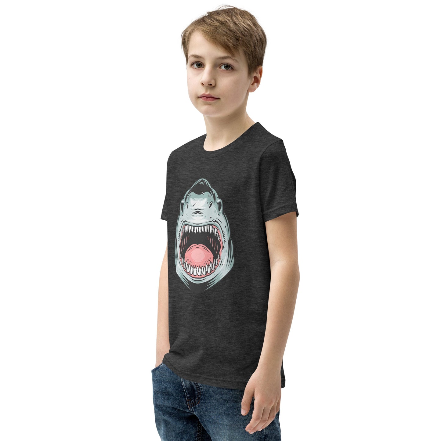 Kids Giant Whale Tee - Open Mouth Design | Youth Sizes S - XL - Sublimegifts4u.com