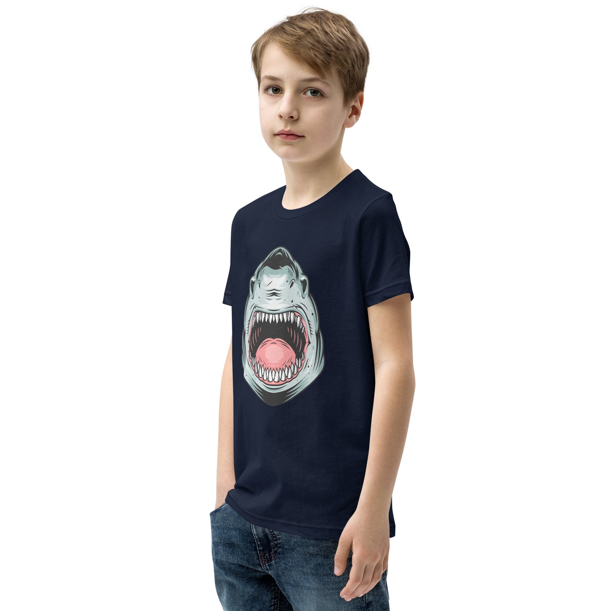 Kids Giant Whale Tee - Open Mouth Design | Youth Sizes S - XL - Sublimegifts4u.com