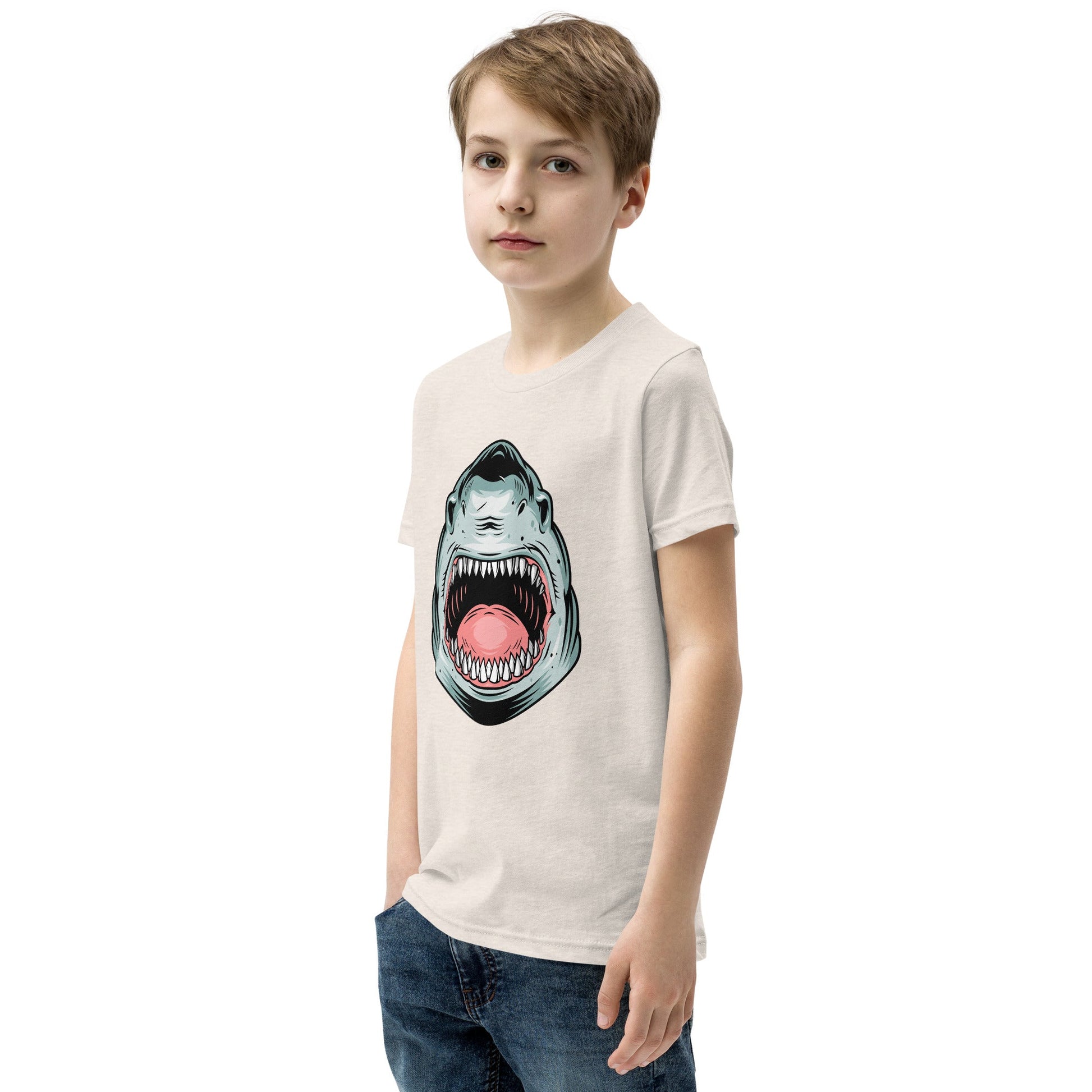 Kids Giant Whale Tee - Open Mouth Design | Youth Sizes S - XL - Sublimegifts4u.com