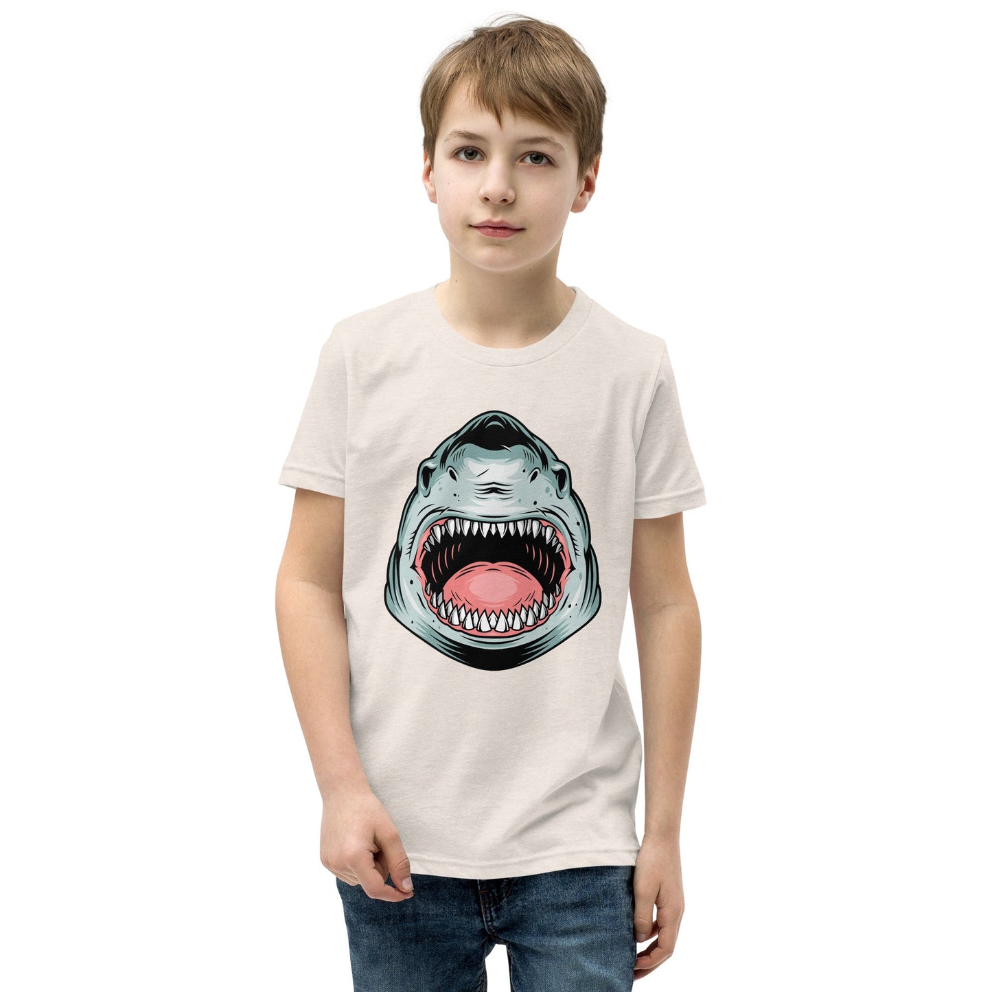 Kids Giant Whale Tee - Open Mouth Design | Youth Sizes S - XL - Sublimegifts4u.com