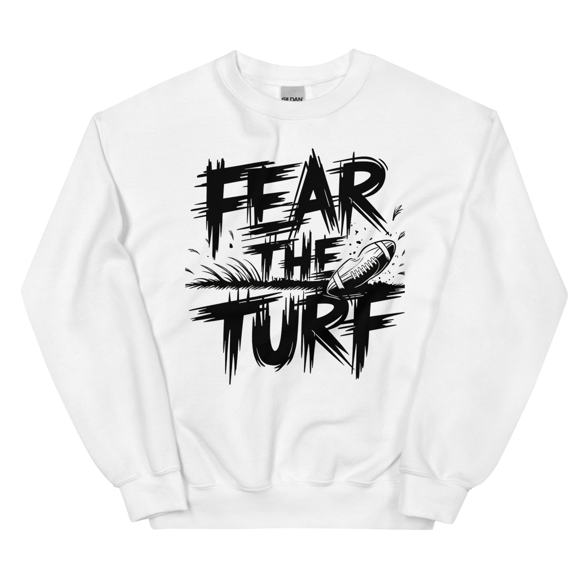 Men's Fear the Turf Sweatshirt – Soft & Warm with Bold Graphic Design - Sublimegifts4u.com