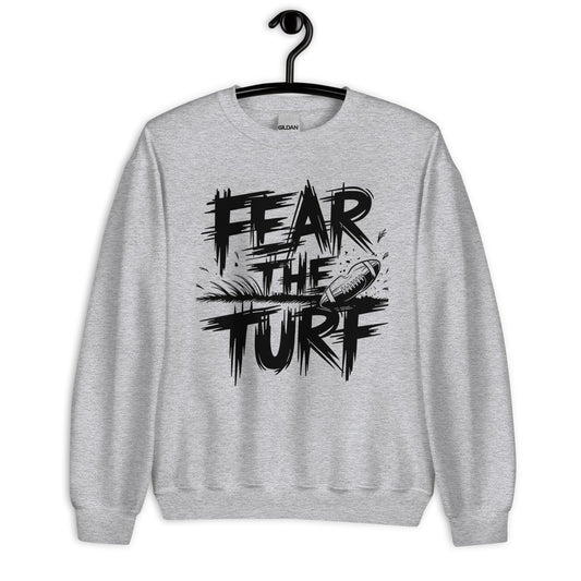 Men's Fear the Turf Sweatshirt – Soft & Warm with Bold Graphic Design - Sublimegifts4u.com