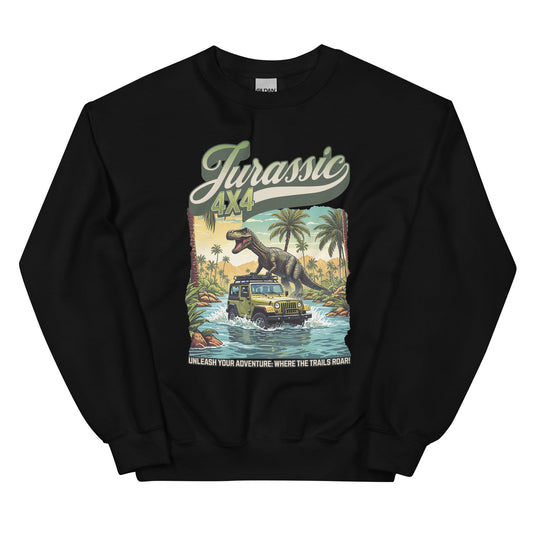 Men’s Jurassic 4x4 Sweatshirt - Jurassic Park Inspired - Sublimegifts4u.com