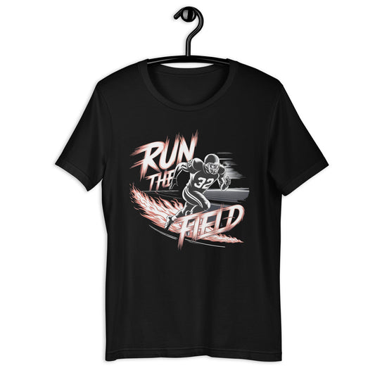 Men's Run the Field T-Shirt – Running Football Player Graphic – Soft & Lightweight - Sublimegifts4u.com