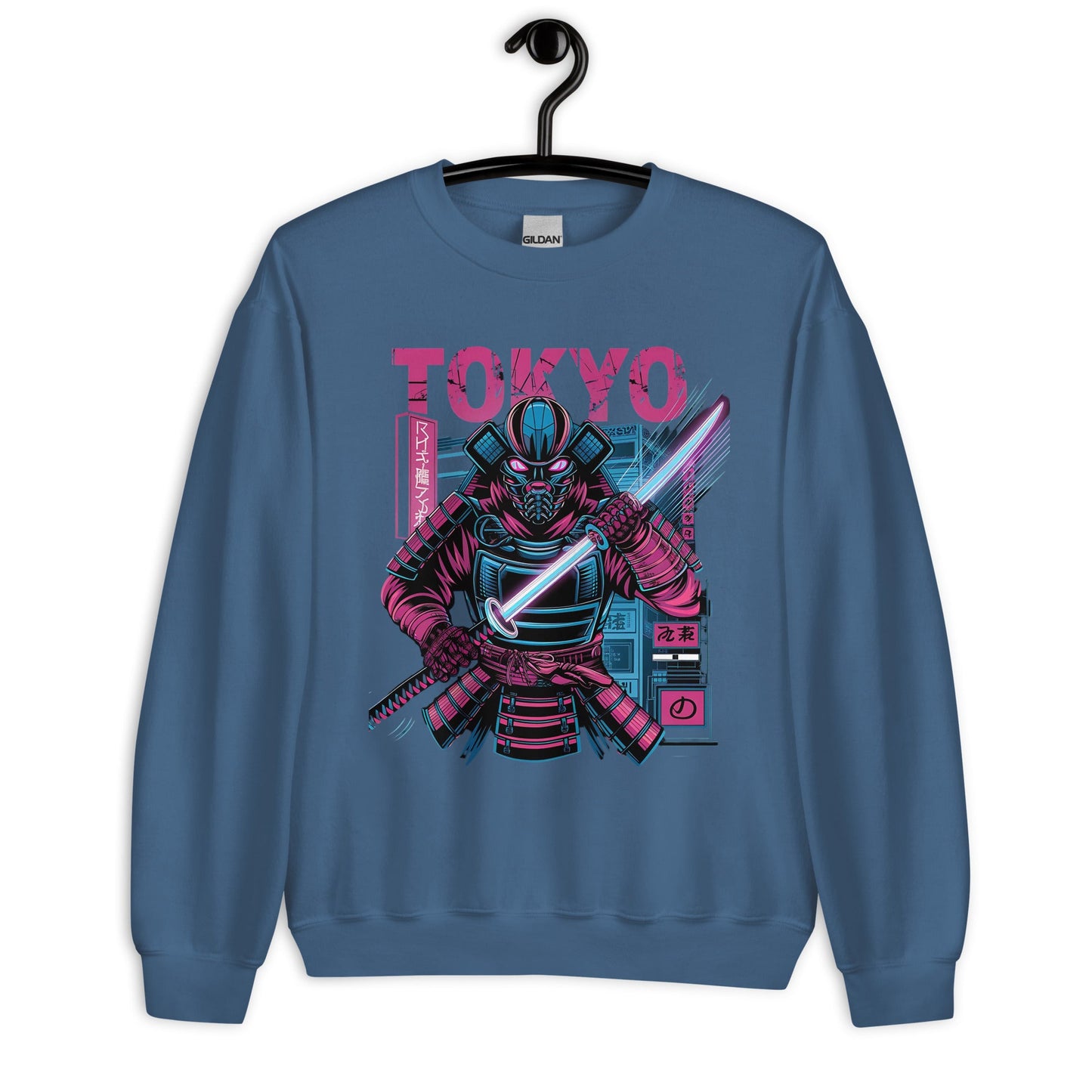 Men’s Sweatshirt – Tokyo Streetwear Neon Design - Sublimegifts4u.com