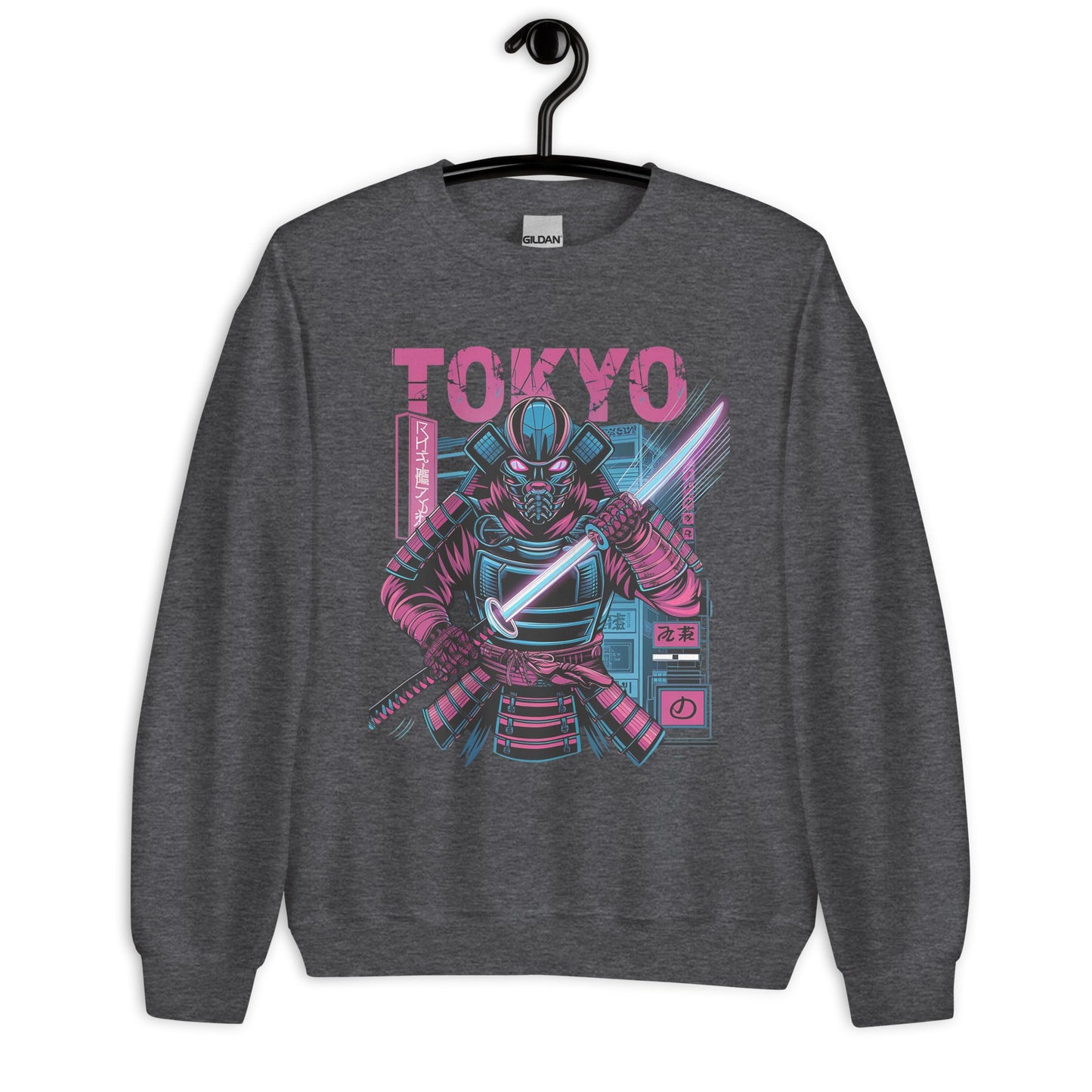 Men’s Sweatshirt – Tokyo Streetwear Neon Design - Sublimegifts4u.com