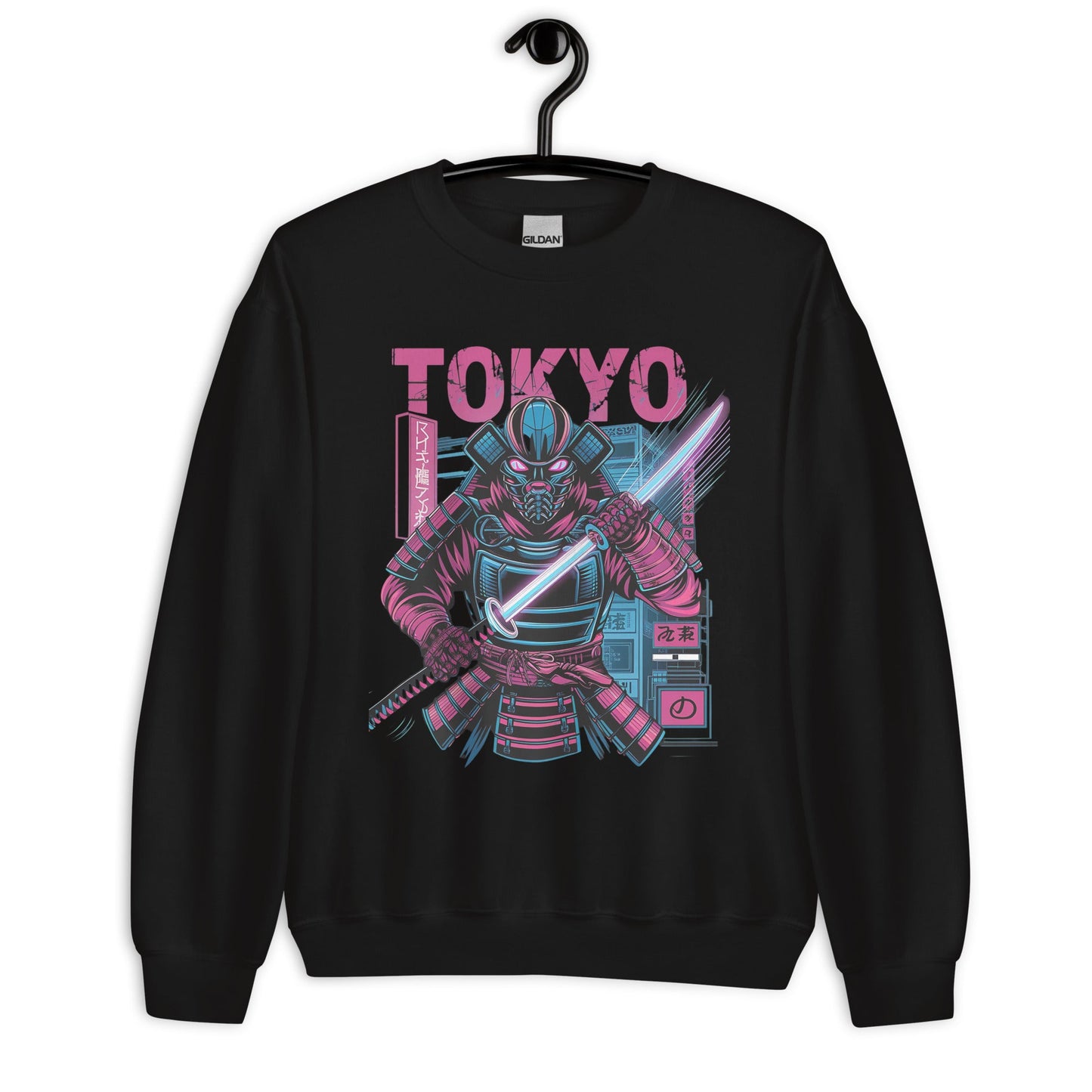 Men’s Sweatshirt – Tokyo Streetwear Neon Design - Sublimegifts4u.com