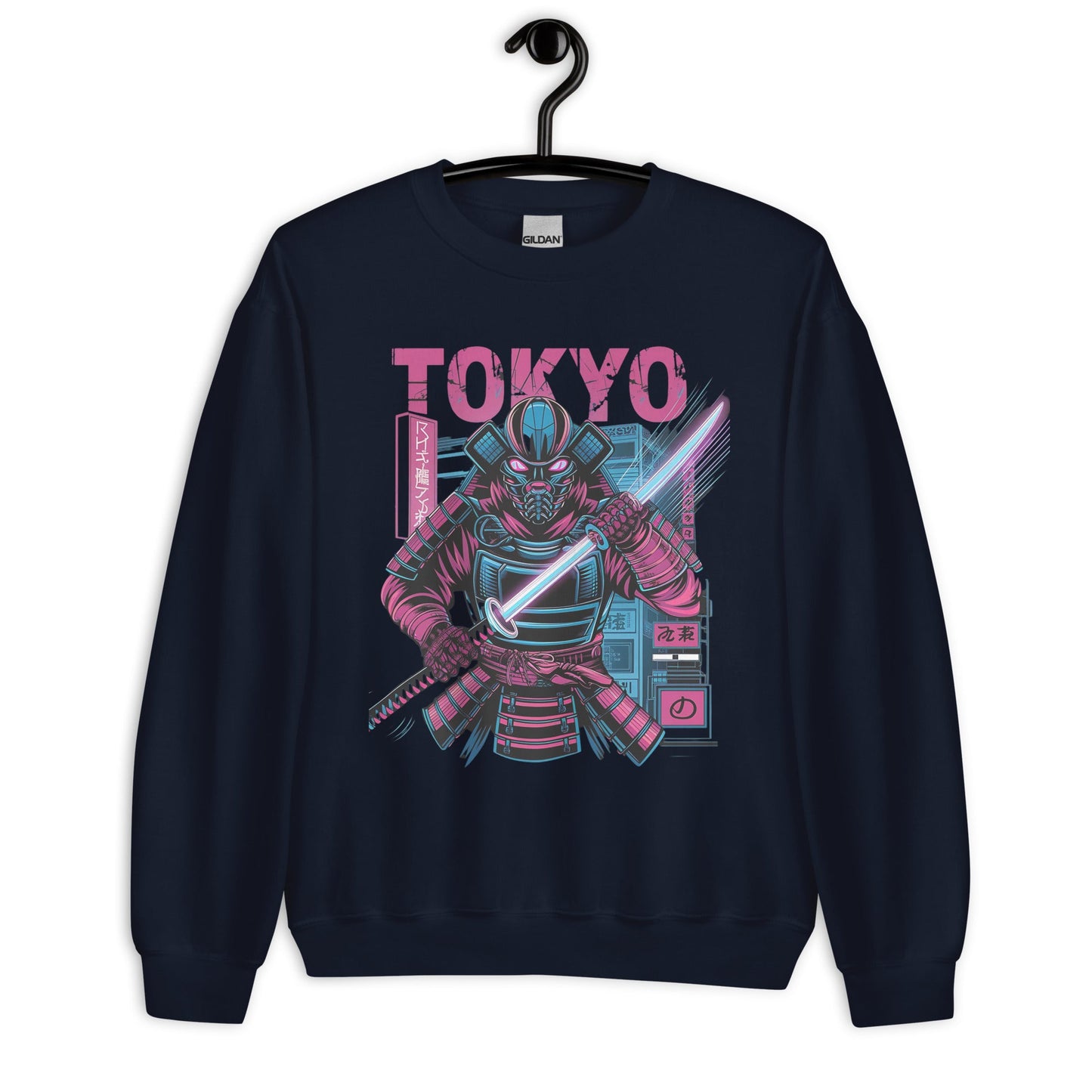 Men’s Sweatshirt – Tokyo Streetwear Neon Design - Sublimegifts4u.com