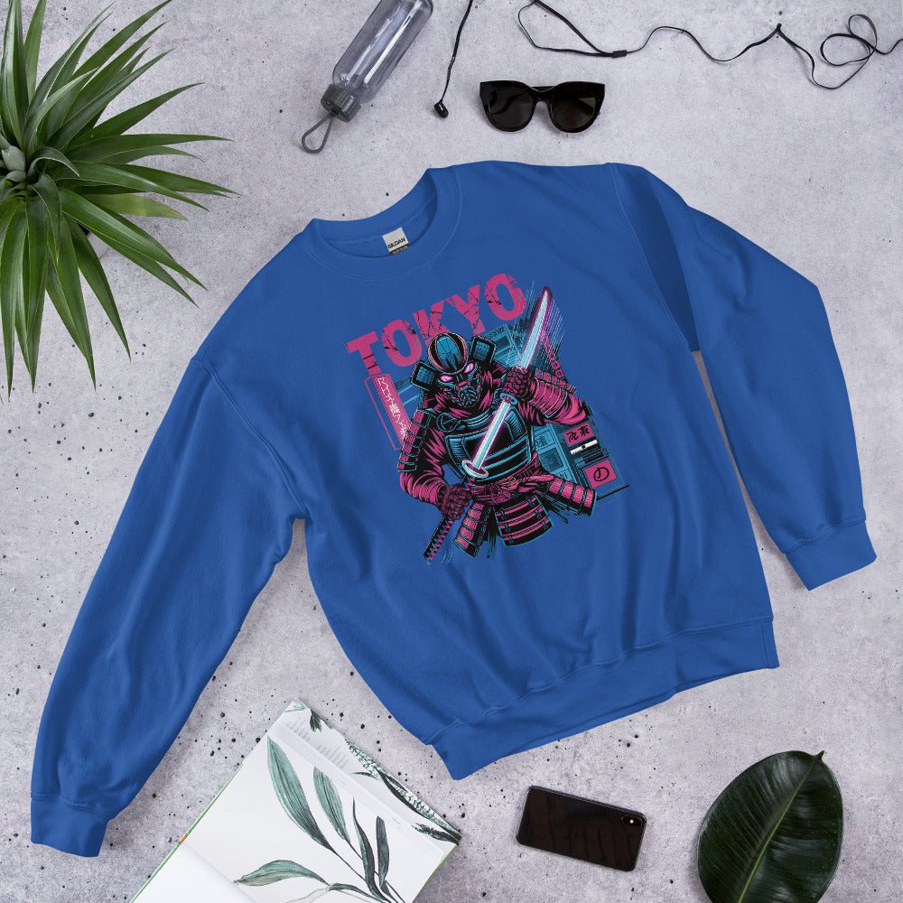 Men’s Sweatshirt – Tokyo Streetwear Neon Design - Sublimegifts4u.com