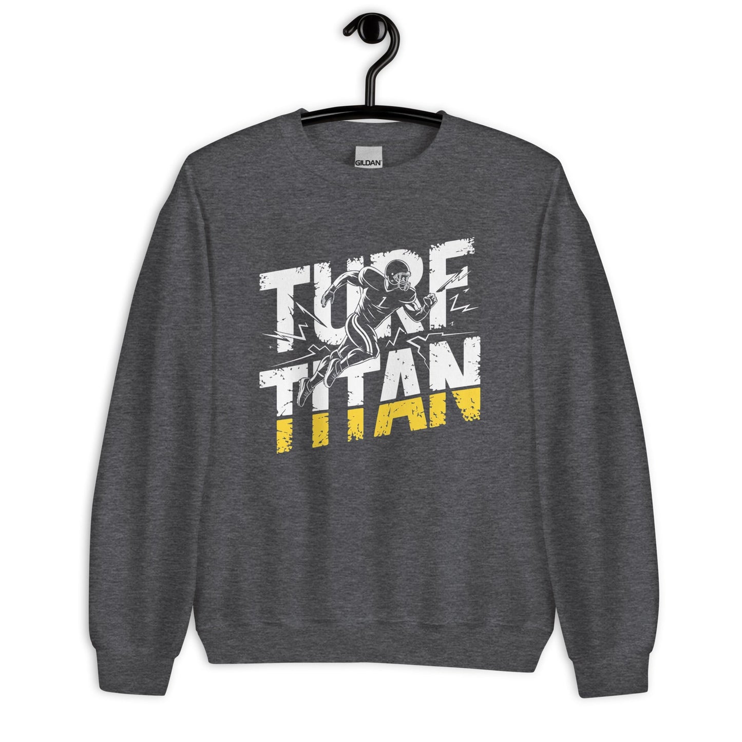 Men's Turf Titan Sweatshirt – Bold Football Player Graphic – Soft & Warm - Sublimegifts4u.com