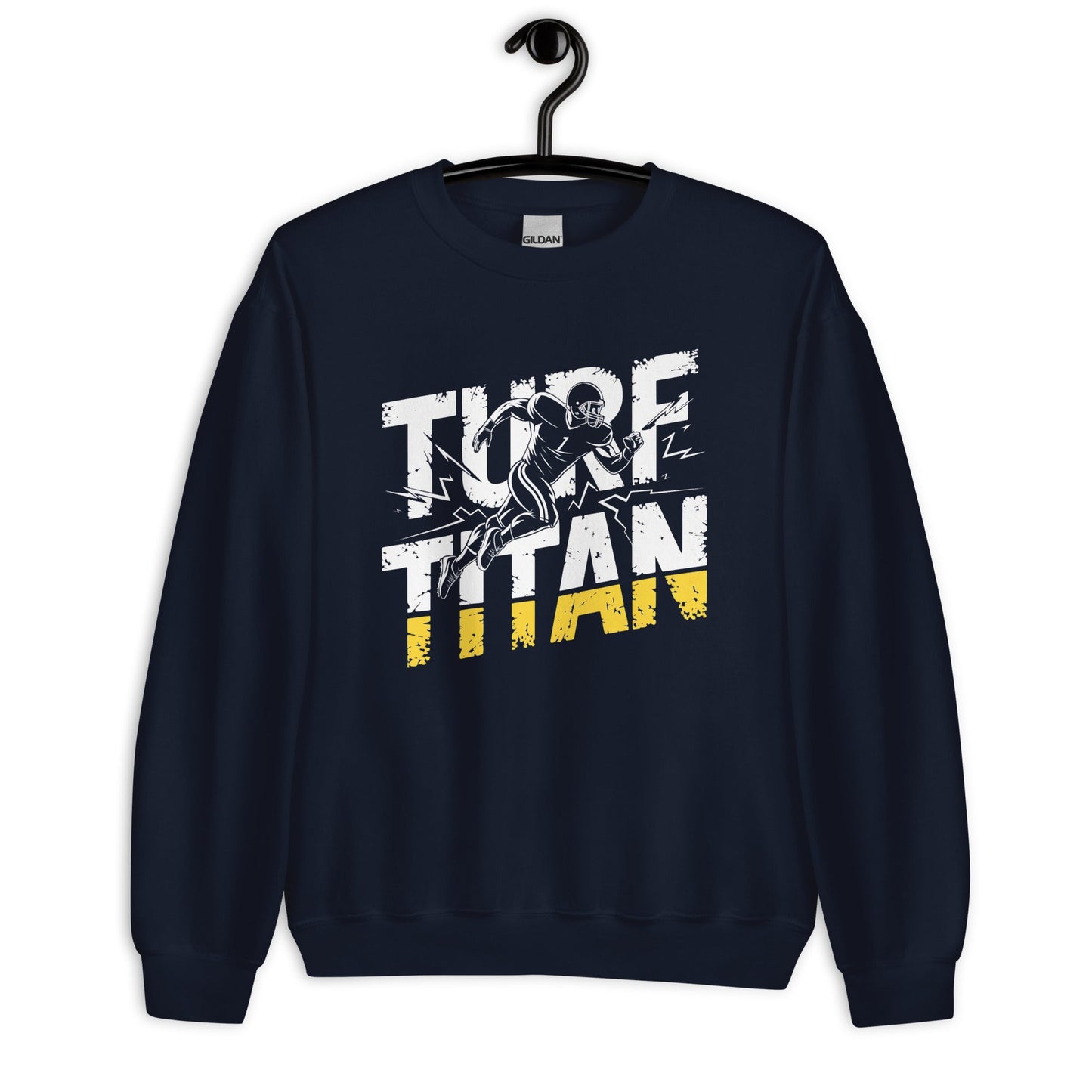 Men's Turf Titan Sweatshirt – Bold Football Player Graphic – Soft & Warm - Sublimegifts4u.com