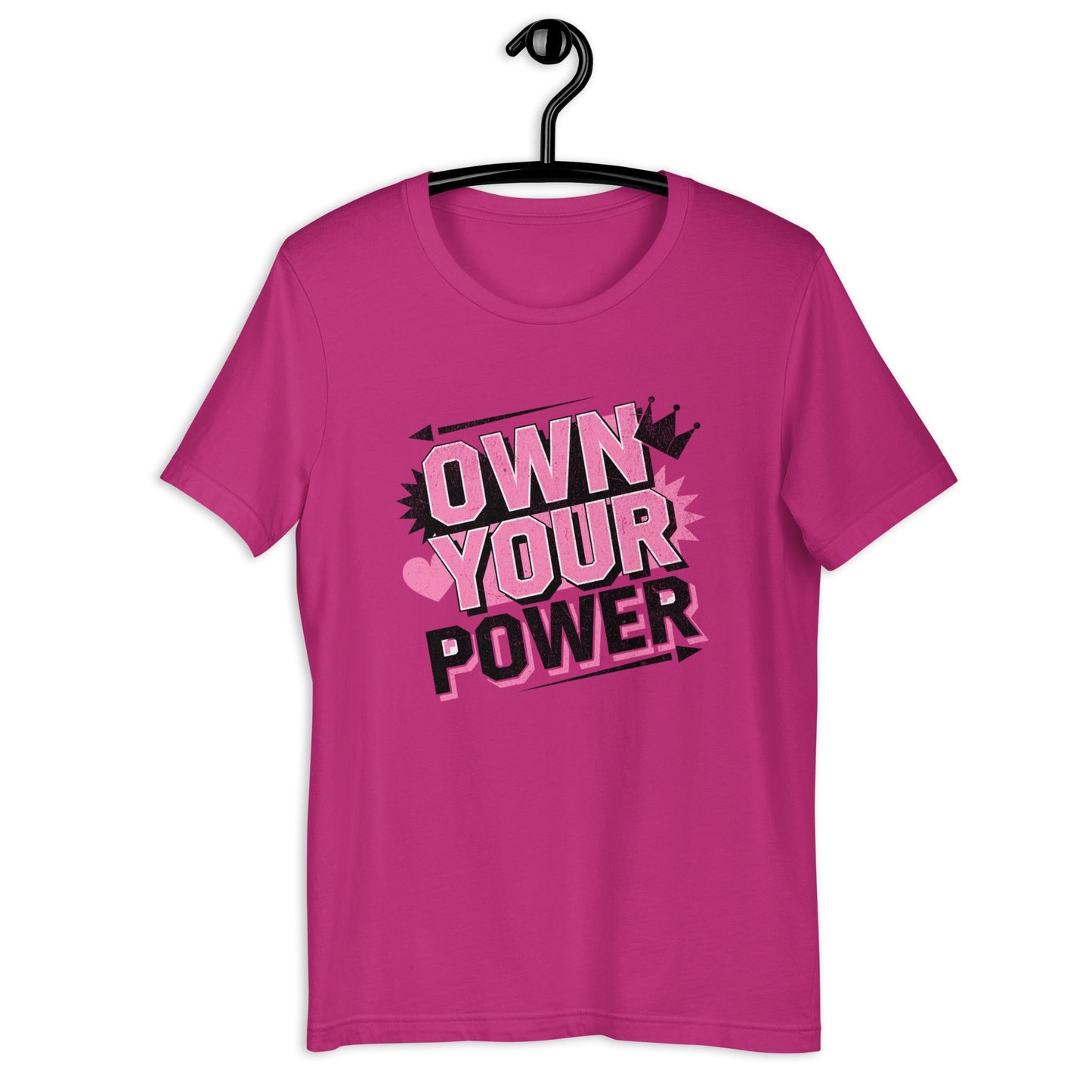 Own Your Power Women's Motivational Tee | Soft & Flattering Cotton T-Shirt - Sublimegifts4u.com