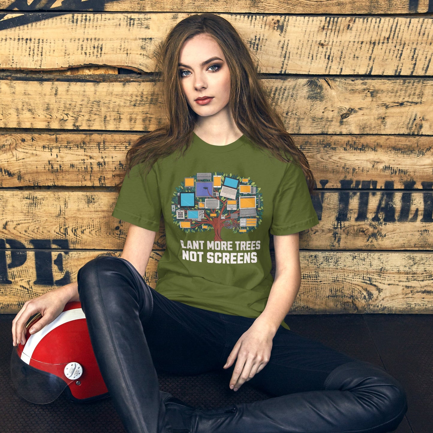 Plant More Trees Women's T-Shirt – Eco - Friendly Message Tee | Soft & Lightweight - Sublimegifts4u.com