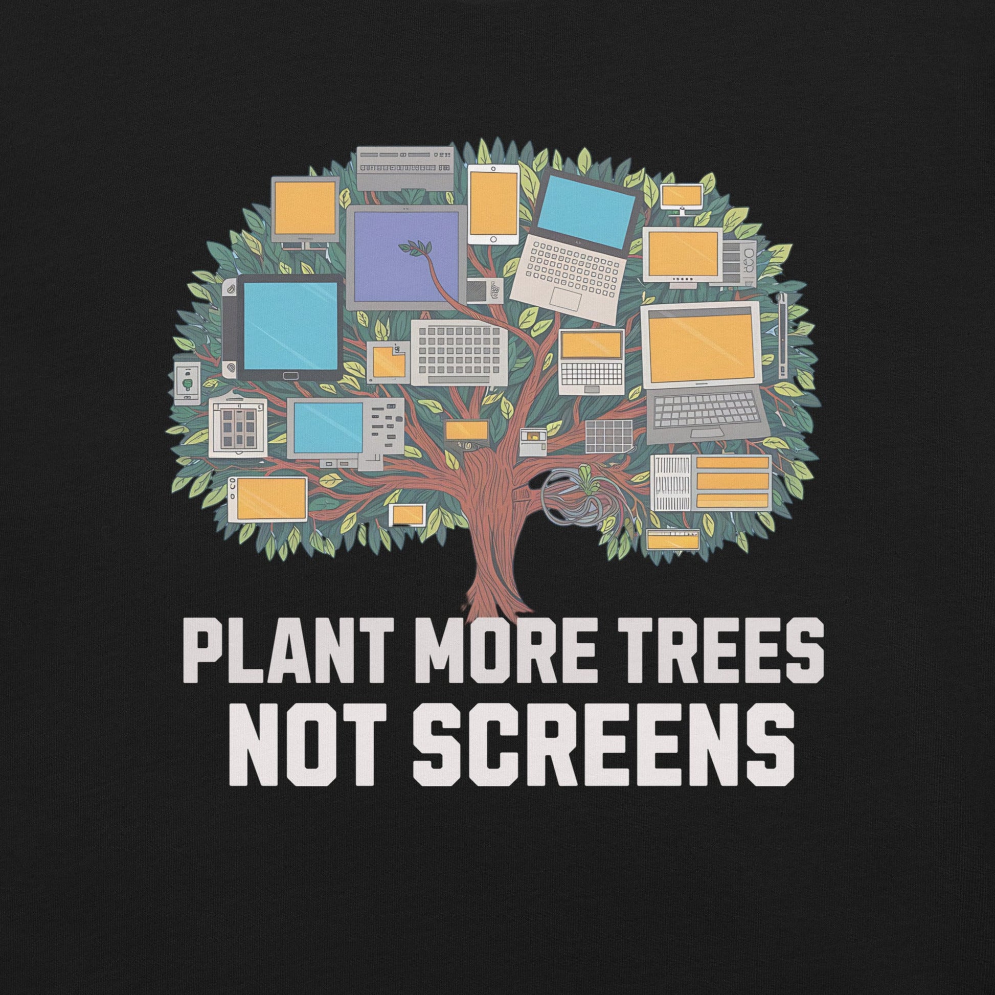 Plant More Trees Women's T-Shirt – Eco - Friendly Message Tee | Soft & Lightweight - Sublimegifts4u.com