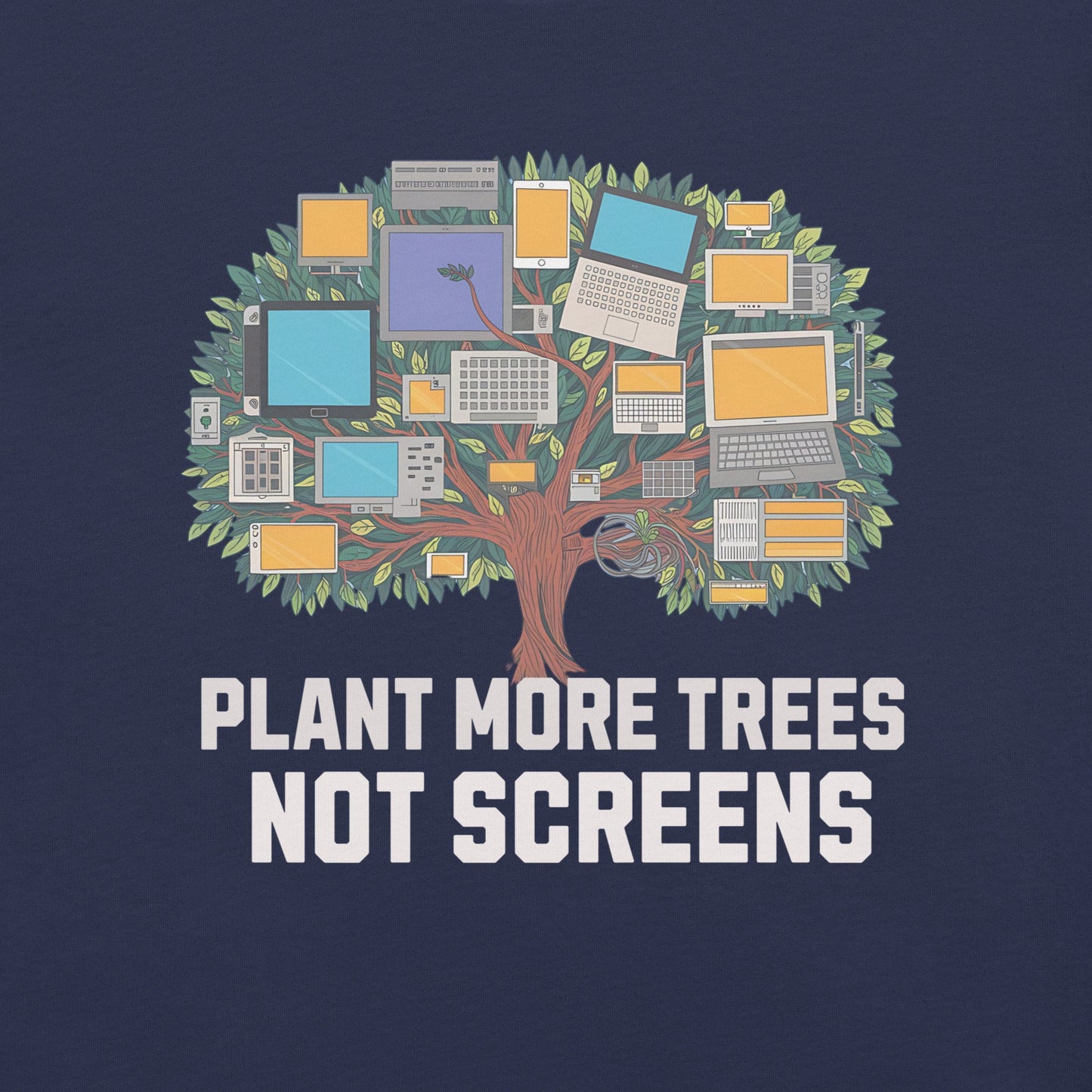 Plant More Trees Women's T-Shirt – Eco - Friendly Message Tee | Soft & Lightweight - Sublimegifts4u.com