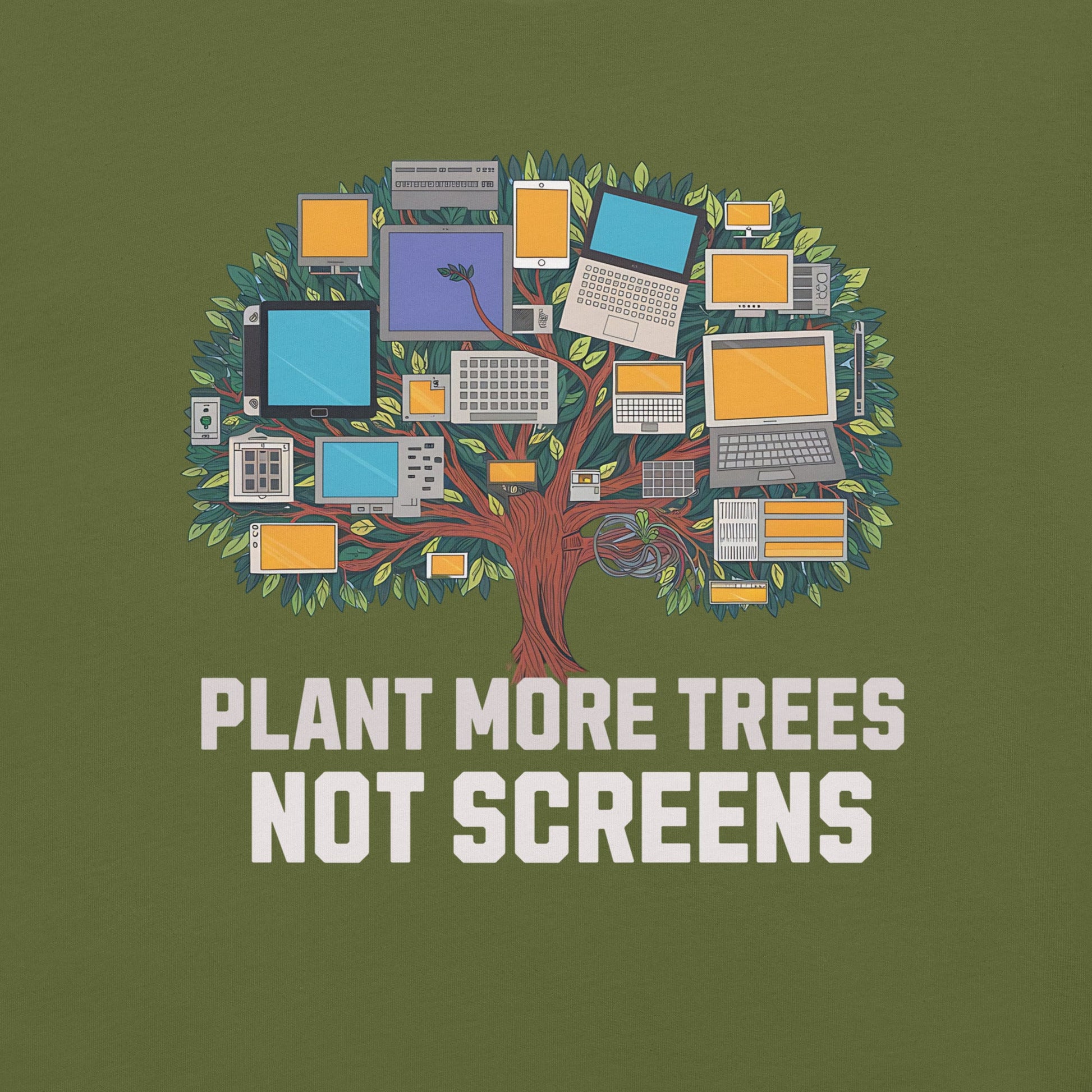 Plant More Trees Women's T-Shirt – Eco - Friendly Message Tee | Soft & Lightweight - Sublimegifts4u.com