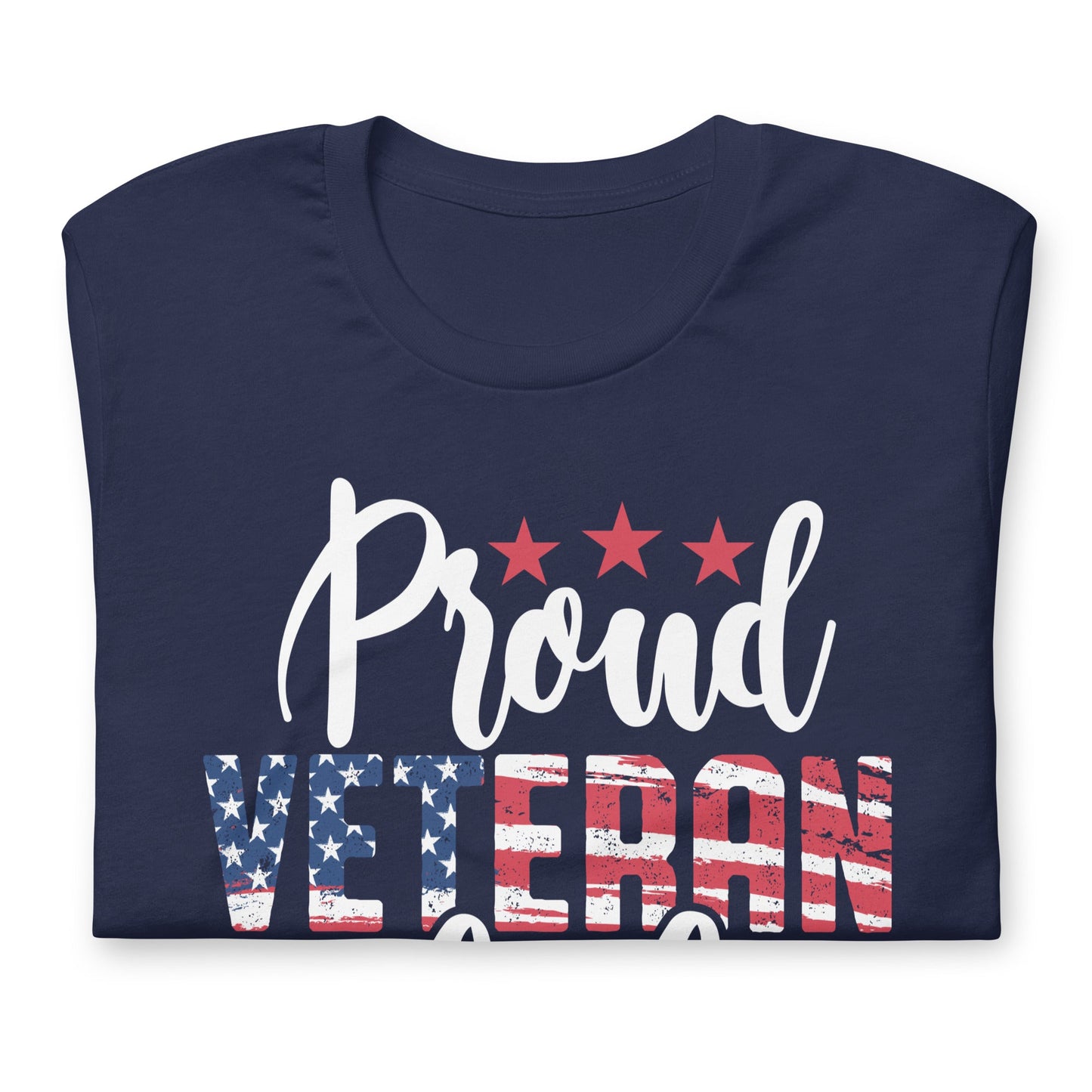 Proud Veteran's Wife" T-Shirt - Women's Patriotic Military Wife Shirt - Sublimegifts4u.com