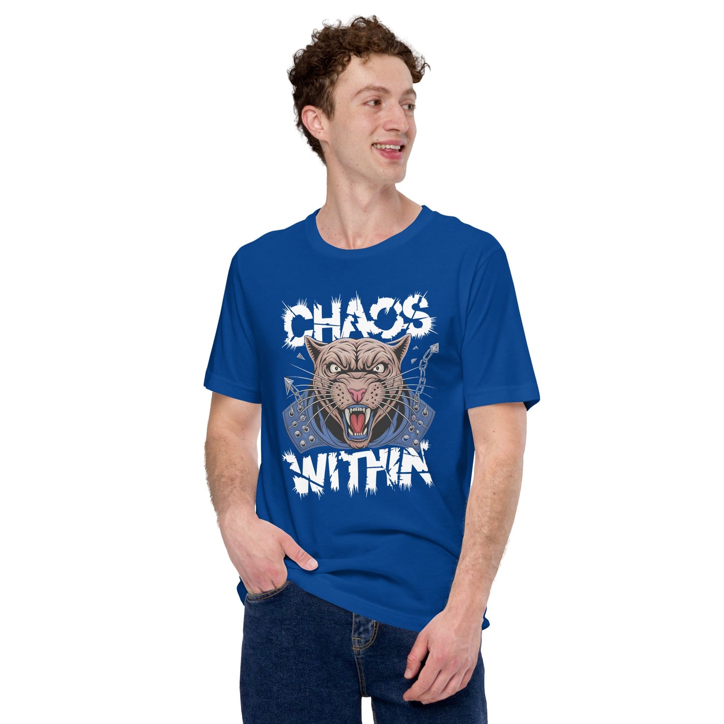 Raging Tiger Armor T-Shirt – Chaos Within Graphic Tee for Men - Sublimegifts4u.com