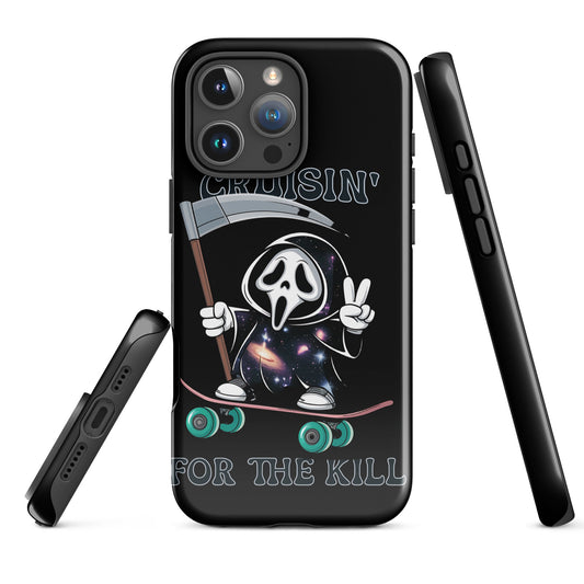 Scream Reaper iPhone Case | Stylish Dual - Layer Protection with Skateboard Design - Sublimegifts4u.com