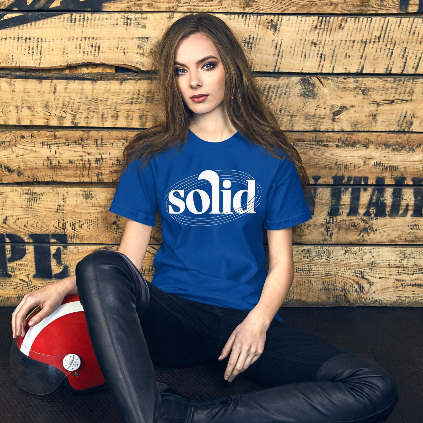 Solid Women's Logo Tee - Soft, Comfortable Cotton T-Shirt with Ring Design - Sublimegifts4u.com