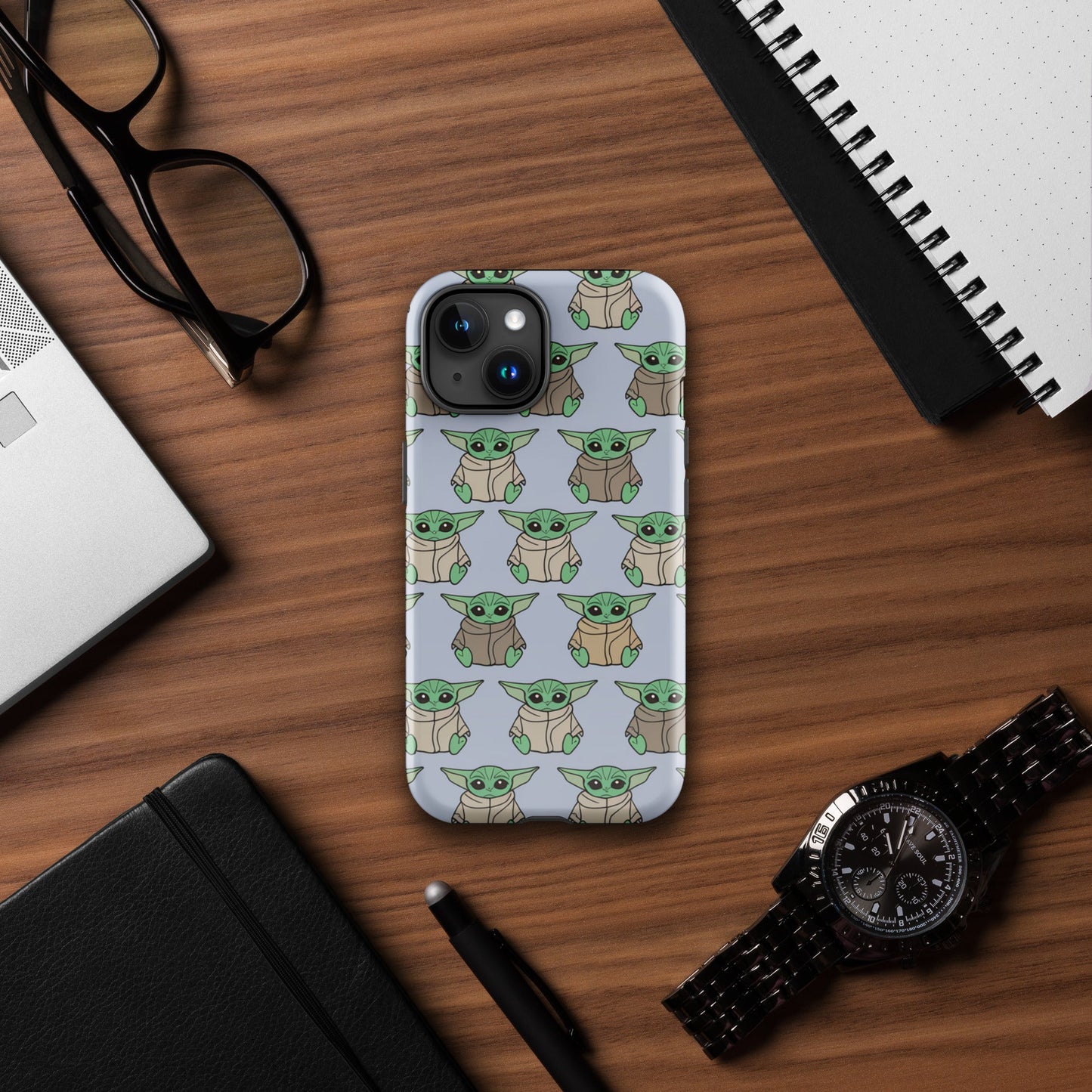 Stylish Baby Yoda iPhone Case - Dual - Layer Protection - Sublimegifts4u.com