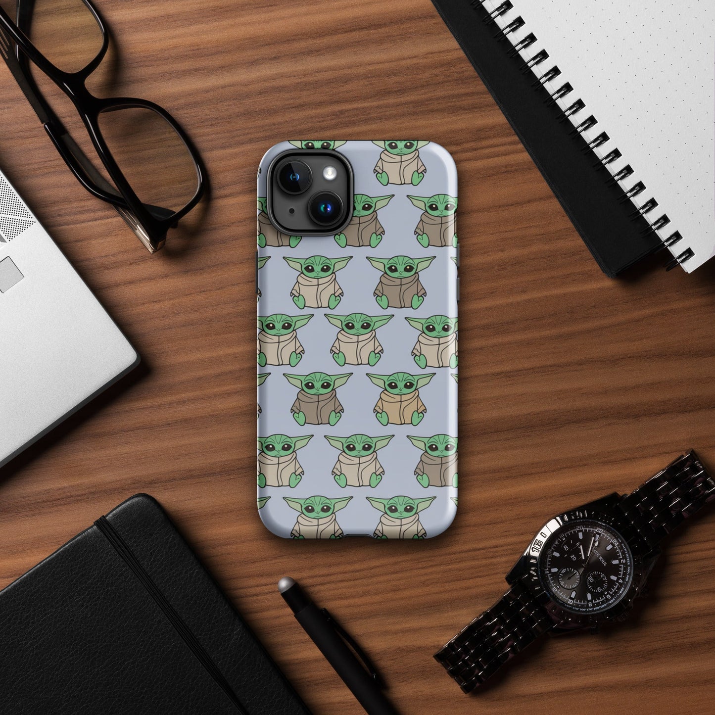 Stylish Baby Yoda iPhone Case - Dual - Layer Protection - Sublimegifts4u.com