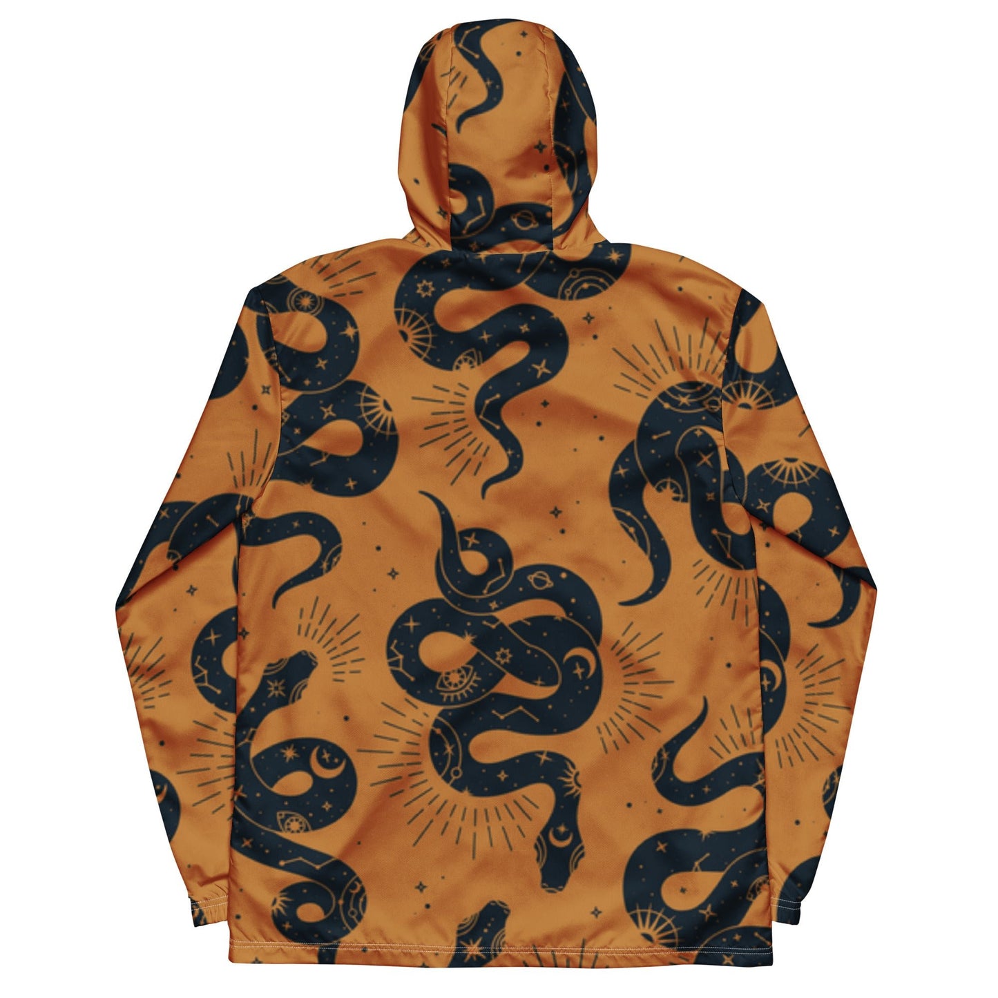 Stylish Snake Print Lightweight Windbreaker Jacket for Men - Sublimegifts4u.com