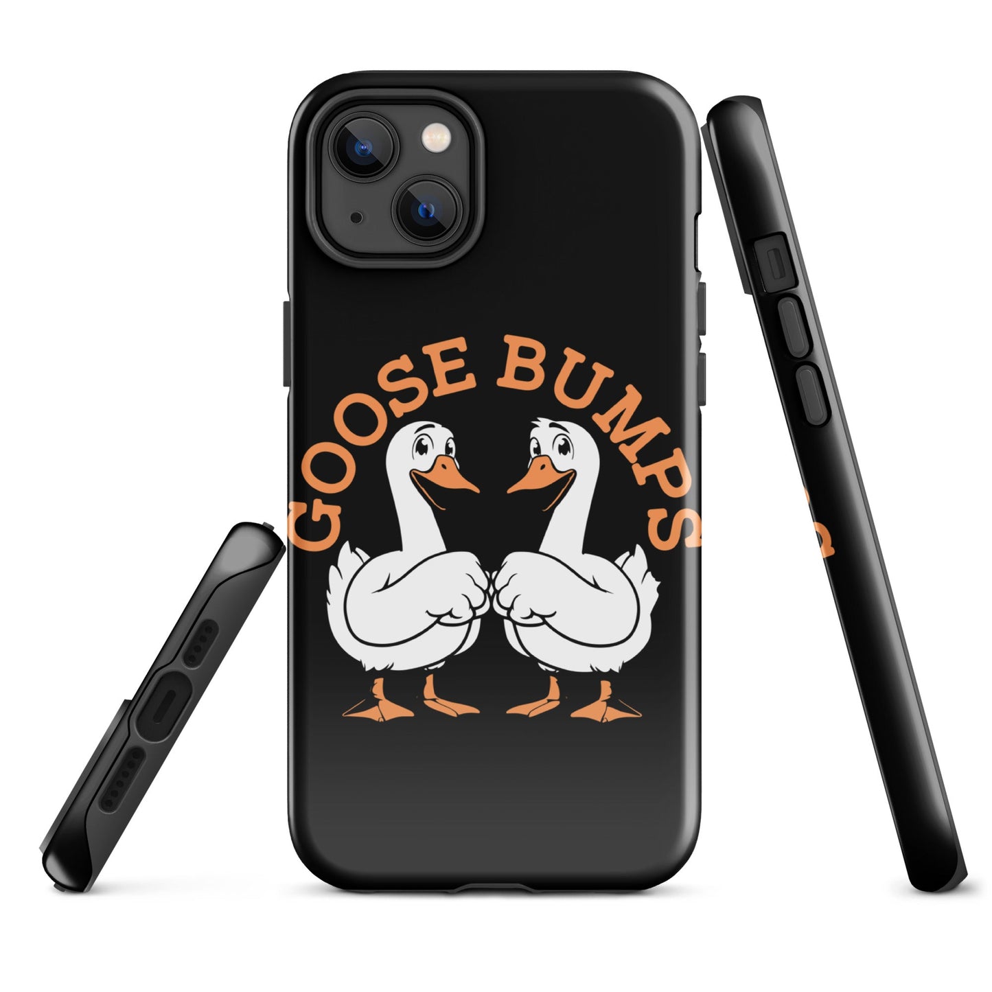 Trendy Goosebumps iPhone Tough Case | Fist - Bumping Geese Design - Sublimegifts4u.com