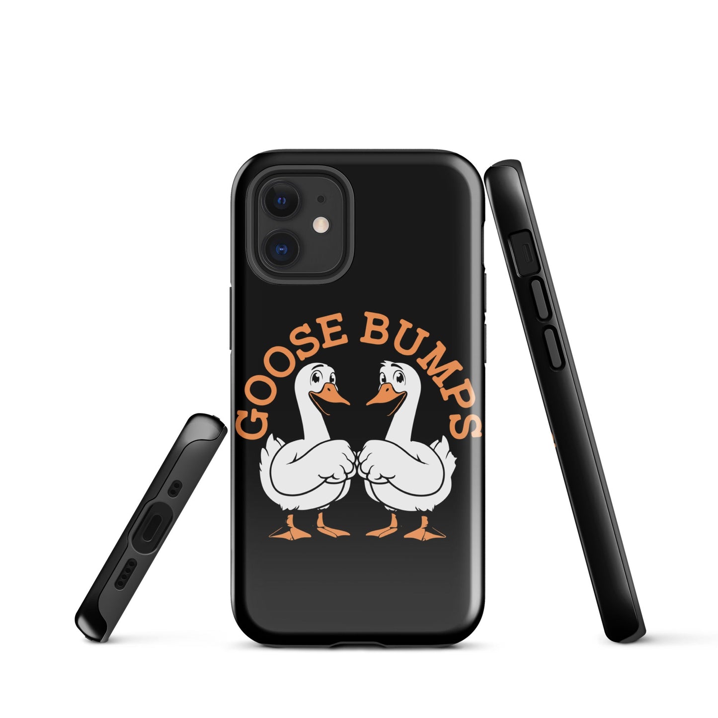 Trendy Goosebumps iPhone Tough Case | Fist - Bumping Geese Design - Sublimegifts4u.com