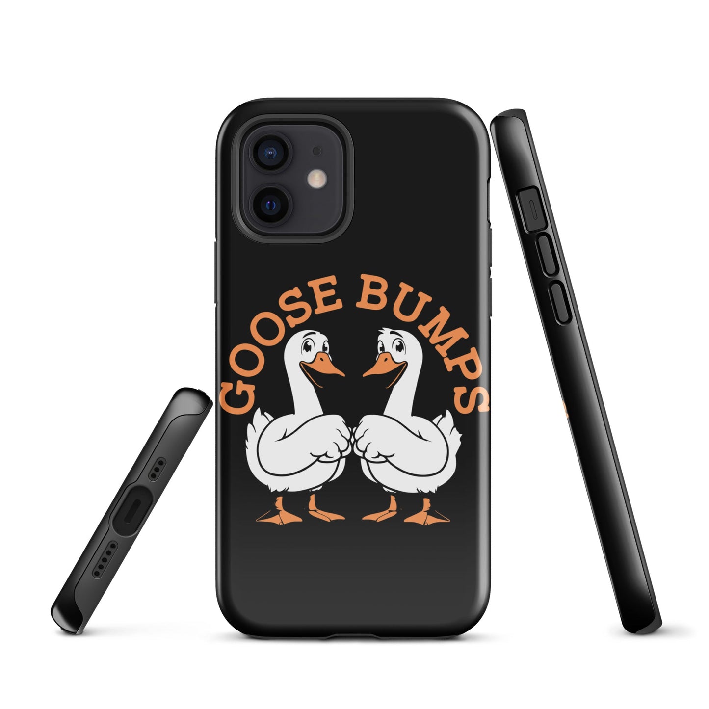 Trendy Goosebumps iPhone Tough Case | Fist - Bumping Geese Design - Sublimegifts4u.com